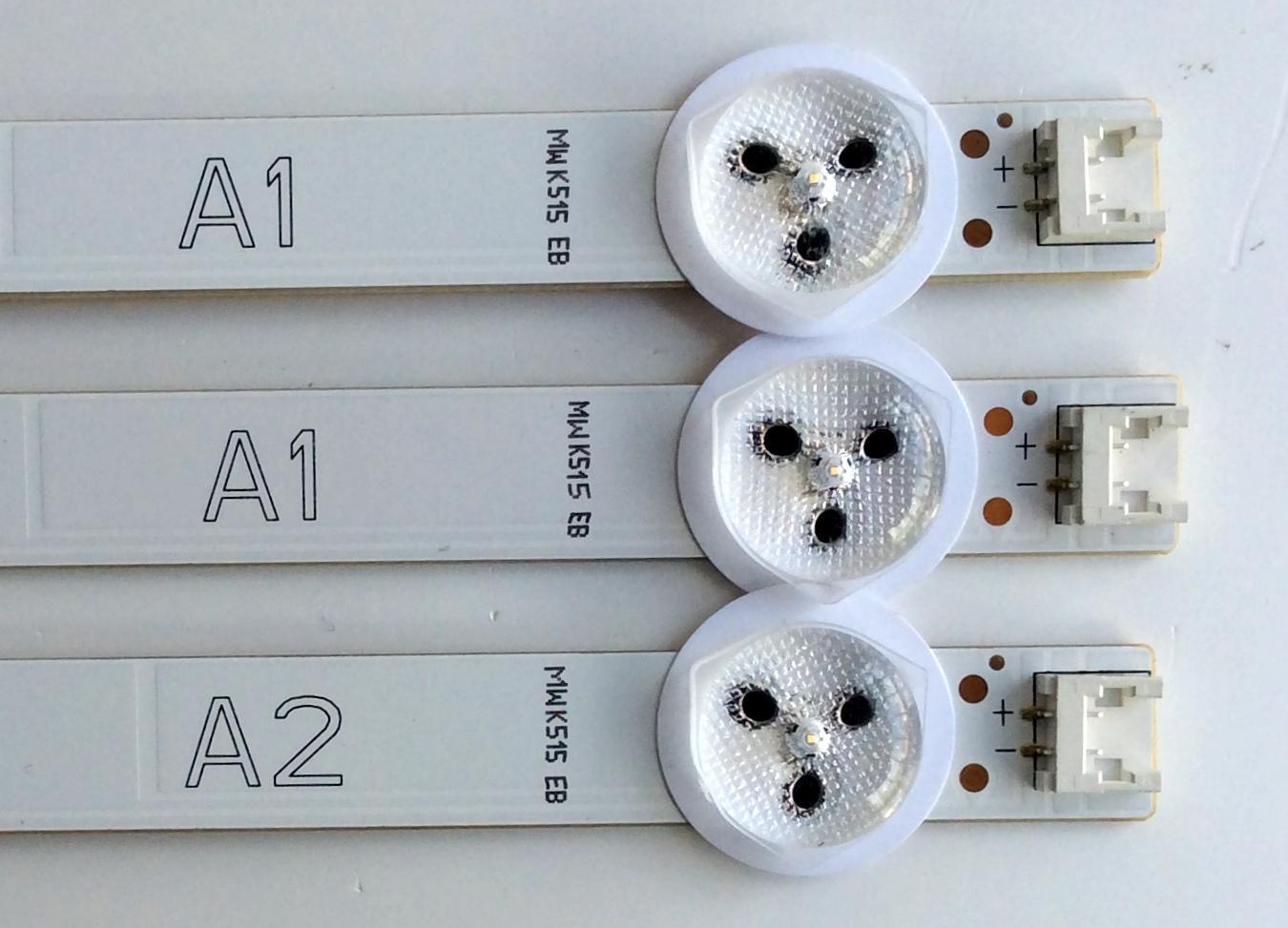 KIT DE LEDS ORIGINAL PARA TV LG 3 PIEZAS / NUMERO DE PARTE 6916L-1105A / 6916L-1106A / 32¨ ROW2.1 Rev 0.9 1 A1-Type 6916L-1105A / 32¨ ROW2.1 Rev 0.9 1 A2-Type 6916L-1106A / PANEL LC320DXE JF R2 / LC320DXE SF R1/ MODELOS E320-A0 / E320I-A0 / 32LN530B-UA - Imagen 3