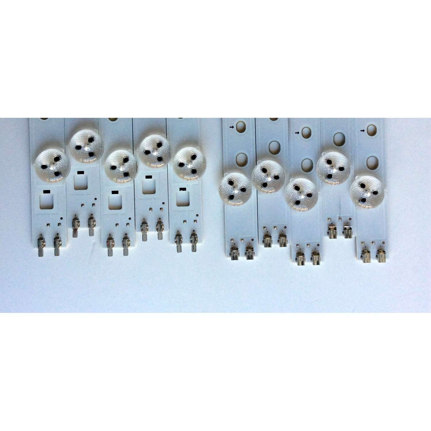 KIT DE LED´S PARA TV (10 PIEZAS) / SAMSUNG 2012SVS40 3228 RIGHT06 REV1.5 120412 / 2012SVS40 3228 LEFT06 REV1.5 120412 / PANEL LTJ400HM08-V / MODELO UN40EH5300FXZA TH01 - Imagen 5