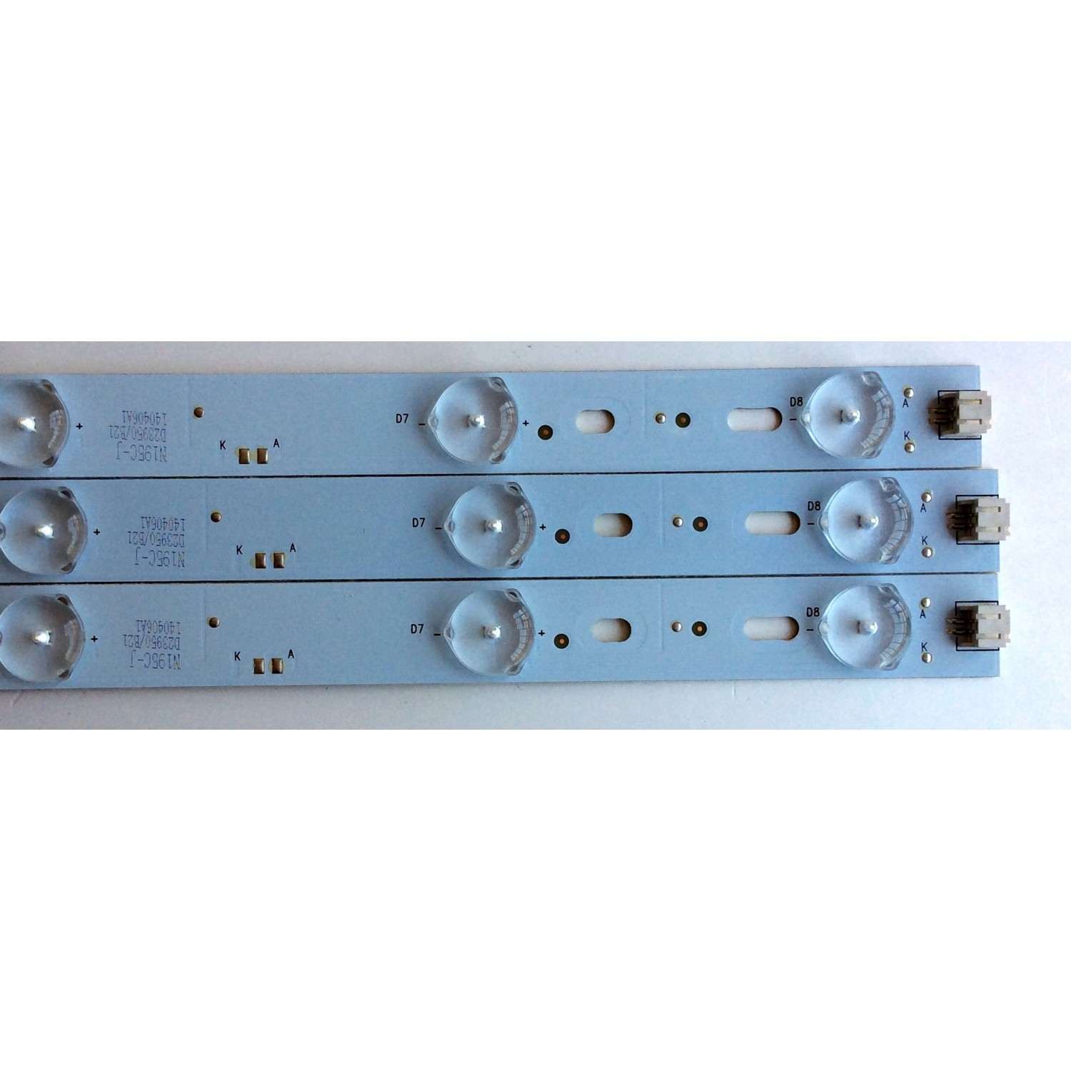 KIT DE LED´S / PARA TV (3 PIEZAS) / PROSCAN 303PK315032 / PK315D08-ZC14F-01 / E348423 / N195C-J / D23950/B21 / 140406A1 / PANEL´S LC320TU3A 01  / LC320TU2A1 / PKD315BA01 / MODELO PLDED3273A-E A1404 - Imagen 3