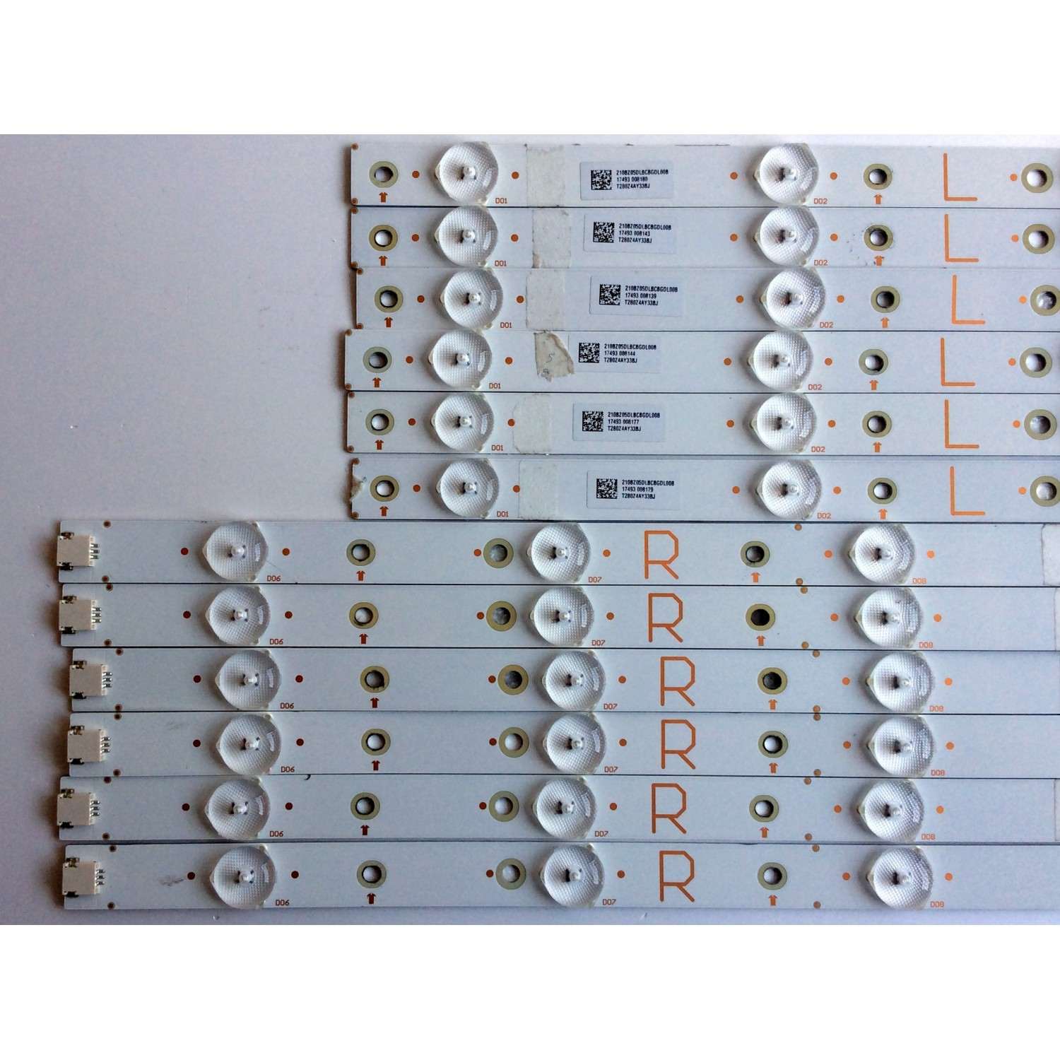 KIT DE LED´S PARA TV (12 PIEZAS) / SONY SVV500A70_12LED_L_REV01_170904 / SVV500A70_12LED_R_REV01_170904 / T280Z4AY33BJ / PANEL TPT500U1-QVN03.U REV:S7B0E / MODELO KD-50X690E - Imagen 5