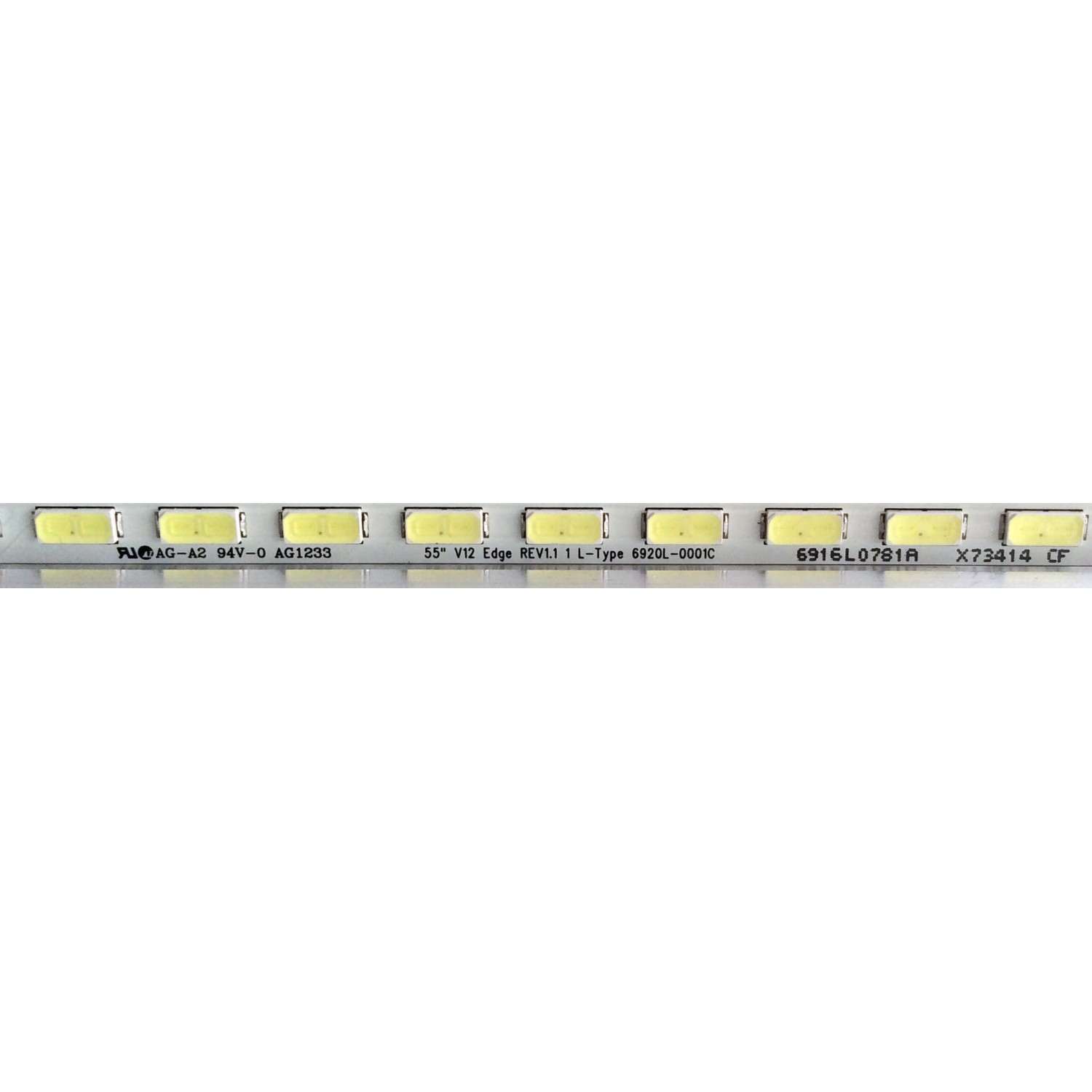 KIT DE LED´S PARA TV (2 PIEZAS) VIZIO 6920L-0001C / 6916L0782A / 6916L0781A / 55" V12 EDGE REV1.1 1 L-TYPE 6920L-0001C / 55" V12 EDGE REV1.1 1 R-TYPE 6920L-0001C / PANEL LC550EUN (SE)(F1) / MODELO M3D550KDE - Imagen 2