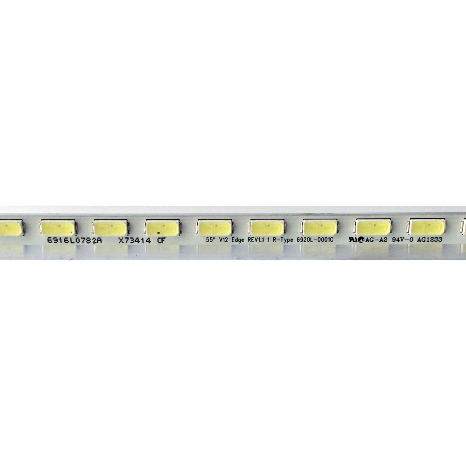 KIT DE LED´S PARA TV (2 PIEZAS) VIZIO 6920L-0001C / 6916L0782A / 6916L0781A / 55" V12 EDGE REV1.1 1 L-TYPE 6920L-0001C / 55" V12 EDGE REV1.1 1 R-TYPE 6920L-0001C / PANEL LC550EUN (SE)(F1) / MODELO M3D550KDE - Imagen 3