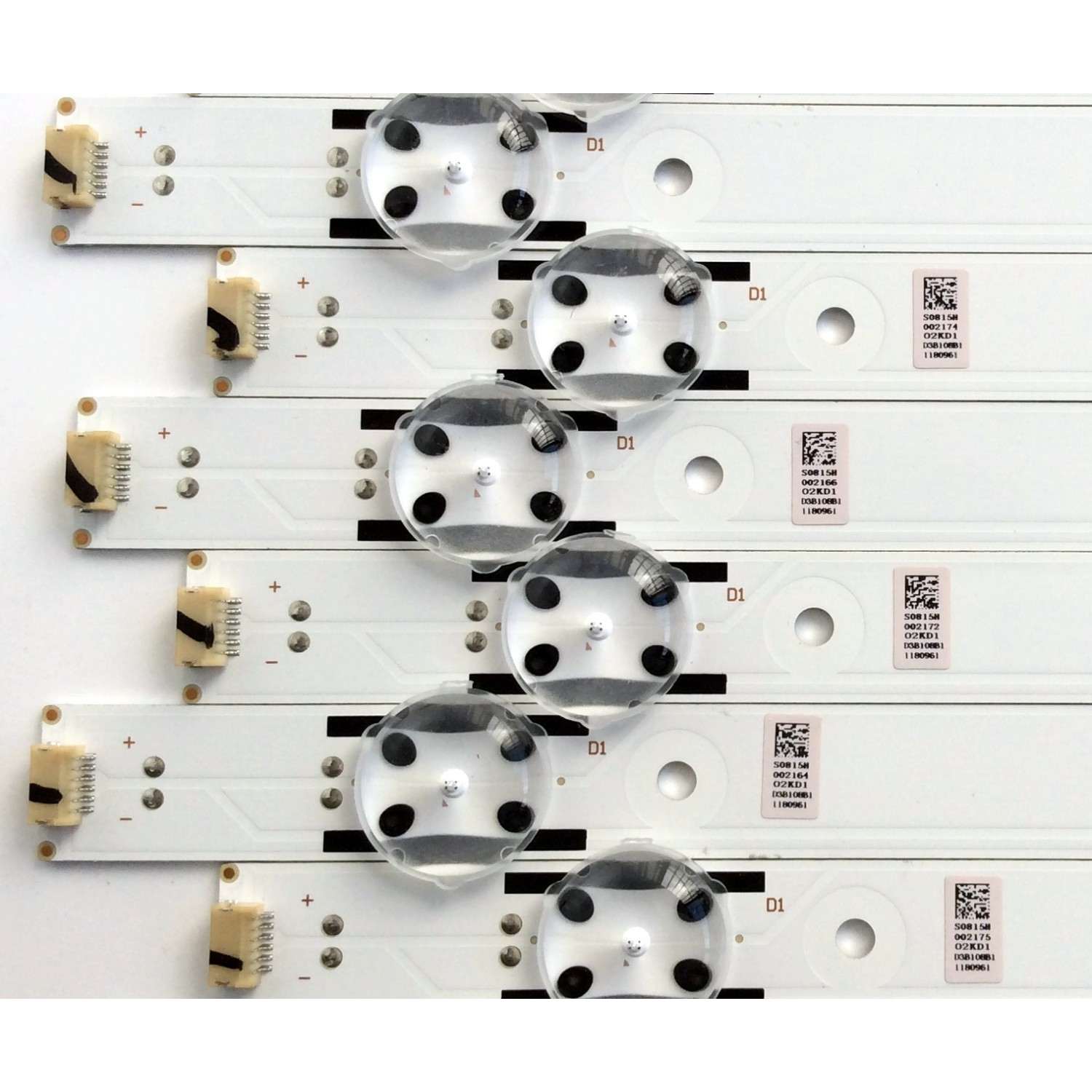 KIT DE LED´S PARA TV (10 PIEZAS) / SHARP SVH550AL2&amp;SVH550AL3 / 160615 / 1181595 / 1180961 / 1186690 / 1181525 / PANEL´S HD550K3U52 / HD550K3F82-TX / HD550K3U82-L2K1B1 / HD550K3U82-K1 / MODELOS LC-55P6060U / LC-55P6000U / 55DU6500 / NS-55D420NA18 - Imagen 3