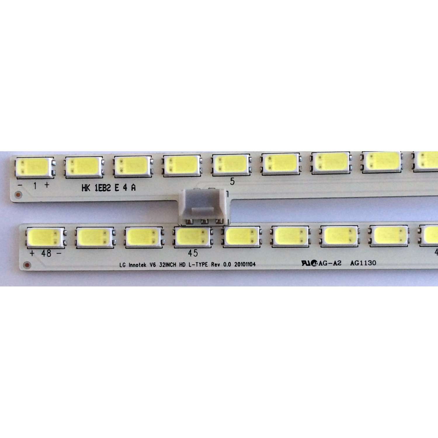 KIT DE LED´S PARA TV (2 PIEZAS) / LG AG1130 / AG1126 / V6 32 INCH HD R-TYPE Rev 0.0 20101104 / V6 32 INCH HD L-TYPE Rev 0.0 20101104  / MODELO 32LV2400-UA.CUSYLH - Imagen 2