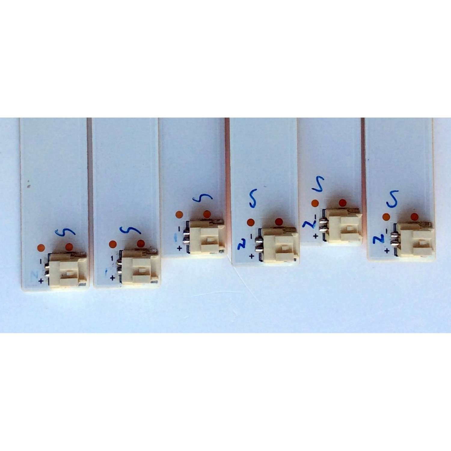 KIT DE LED´S PARA TV (6 PIEZAS) VIZIO IC-B-VZAA39D265B1 / IC-B-VZAA39D265A1 / T84M8LP40SB / PANEL V390HJ1-P02 REV.C1 / MODELO E390I-B0 - Imagen 2