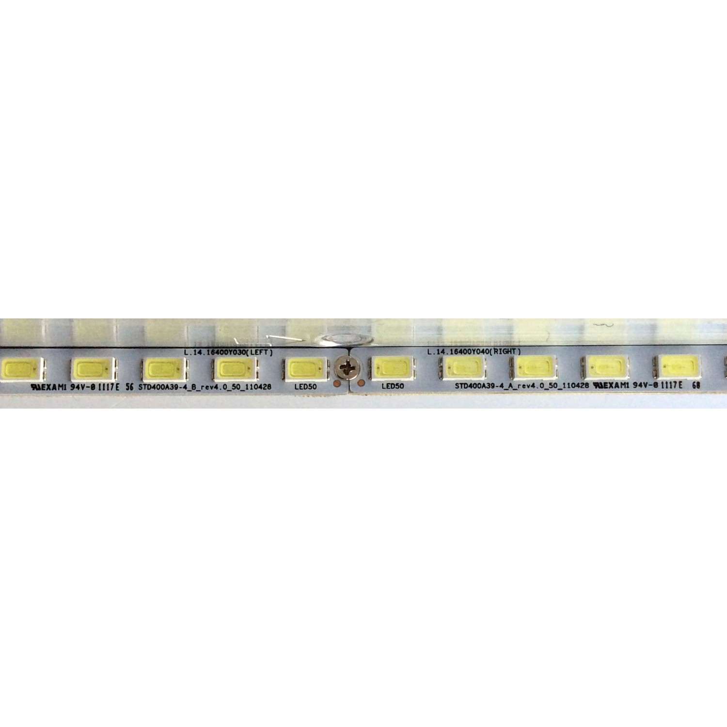 LED PARA TV / WESTINGHOUSE STD400A39-4_A_REV4.0_50_110428 / STD400A39-4_B_REV4.0_50_110428 / L.14.16400Y030(LEFT) / L.14.16400Y040(RIGHT) / TW-63601-5040G / T400D3-HA24-L01 (VER.C1) / MODELO LD-4070Z / LD-4055 - Imagen 3