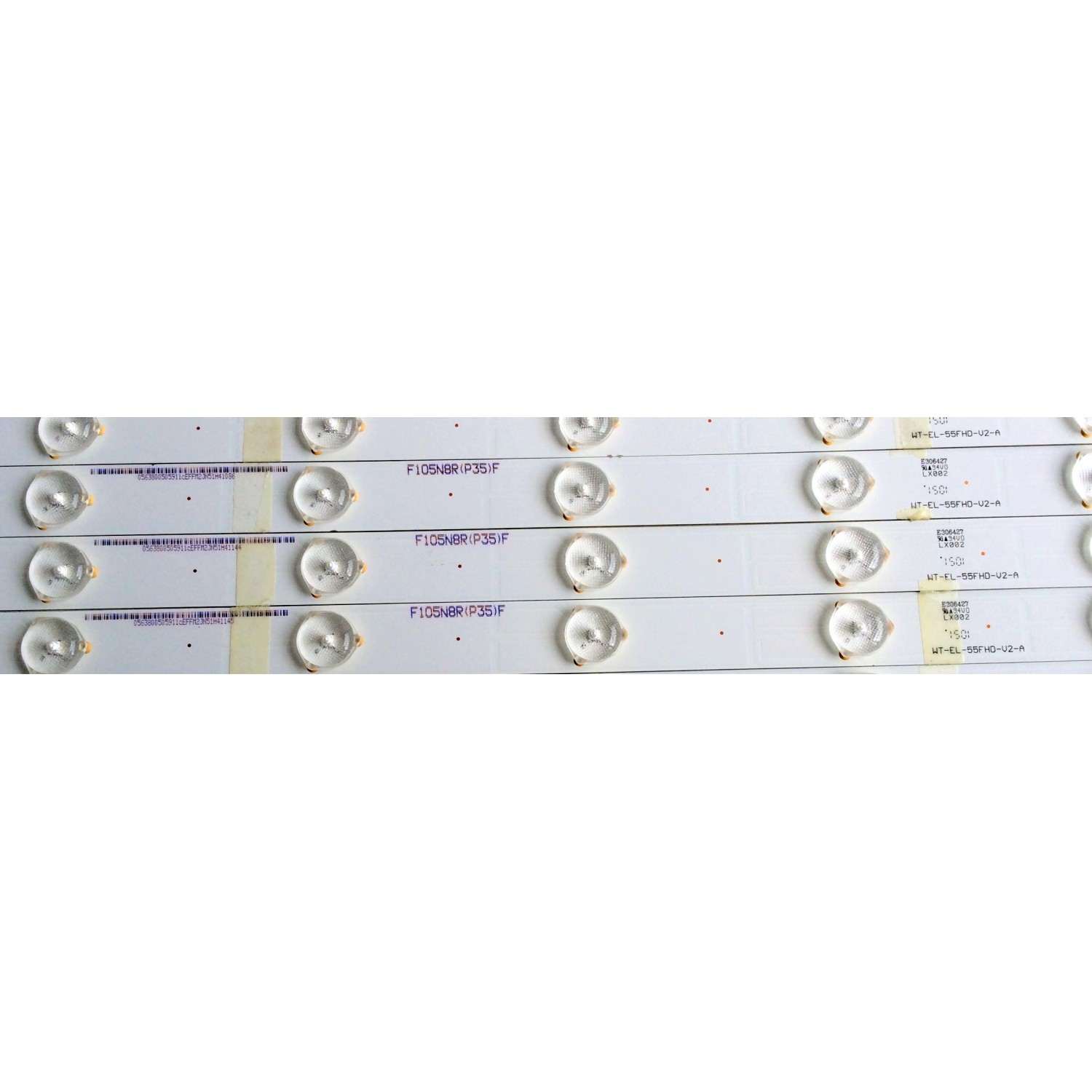 KIT DE LED´S PARA TV (16 PIEZAS) VIZIO WT-EL-55FHD-V2-A / WT-EL-55FHD-V3-B / WT-EL-55FHD-V3-C / F105N8R(P35)F / PANEL T550QVN03.0 / MODELOS M55-C2 / M55-C2 LWZASBAR - Imagen 5