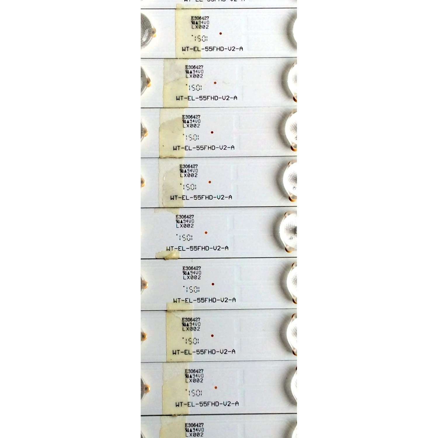 KIT DE LED´S PARA TV (16 PIEZAS) VIZIO WT-EL-55FHD-V2-A / WT-EL-55FHD-V3-B / WT-EL-55FHD-V3-C / F105N8R(P35)F / PANEL T550QVN03.0 / MODELOS M55-C2 / M55-C2 LWZASBAR - Imagen 6