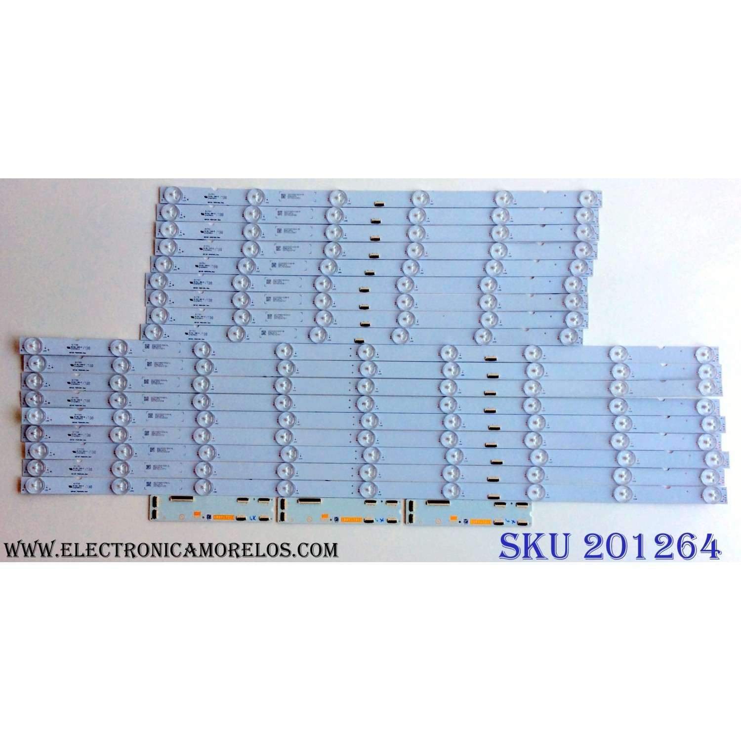 KIT DE LED´S PARA TV (18 PIEZAS) / SONY 65039D915SN1L / 65039D915SN1R / EAHJ4T4 / E465853 / 189717211 / PANEL YD7S650DND01B / MODELO XBR-65X900E