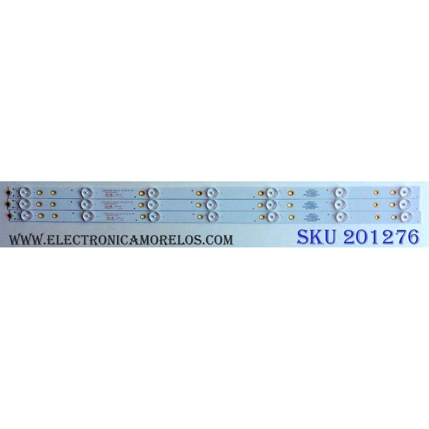 KIT DE LED´S PARA TV (3 PIEZAS) / VIZIO HFSX32D07-21AG-02 / 303HX320031 / HFSX32D07-21AG-02 2017-03-31 7S1P / 2010030291-8 / GC320M29 / PANEL BOEI320WX1-01 / MODELO D32HN-E4 LHBFVMKT
