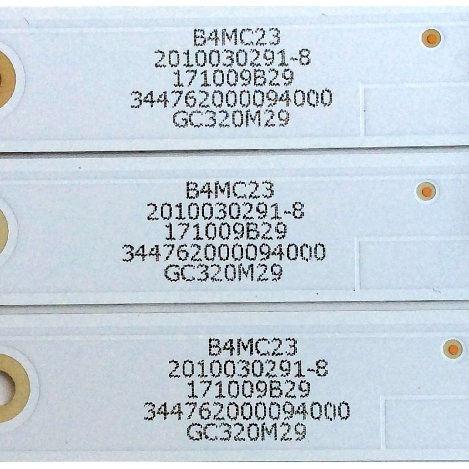 KIT DE LED´S PARA TV (3 PIEZAS) / VIZIO HFSX32D07-21AG-02 / 303HX320031 / HFSX32D07-21AG-02 2017-03-31 7S1P / 2010030291-8 / GC320M29 / PANEL BOEI320WX1-01 / MODELO D32HN-E4 LHBFVMKT - Imagen 4