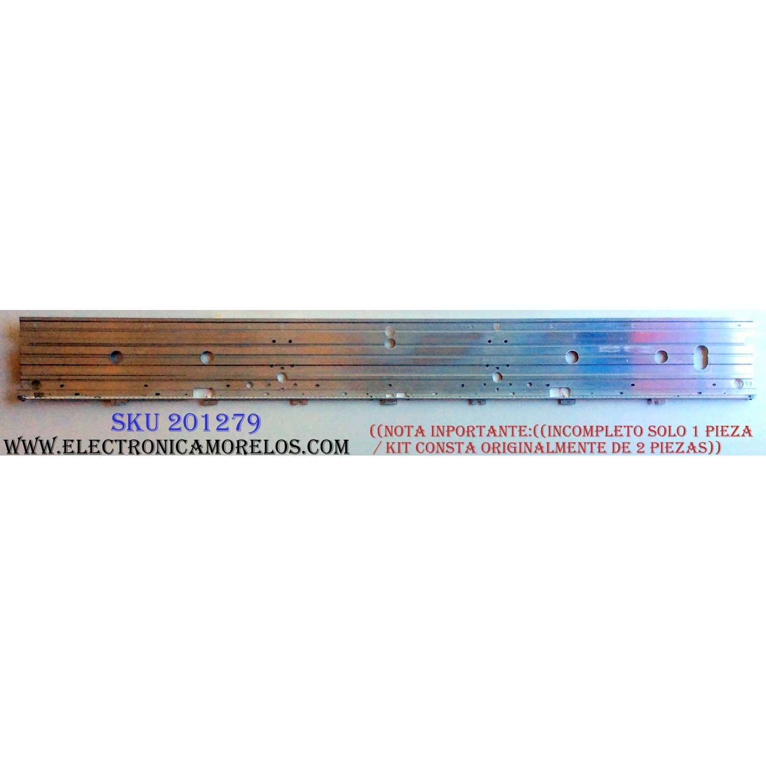 LED PARA TV / ((INCOMPLETO SOLO 1 PIEZA)) / SHARP 2013SSP60 / RB128WJ3 / SAMSUNG 2013SSP60 5630 76 REV1.0 / PANEL JE600D3HD60Z / MODELO LC-60LE857U