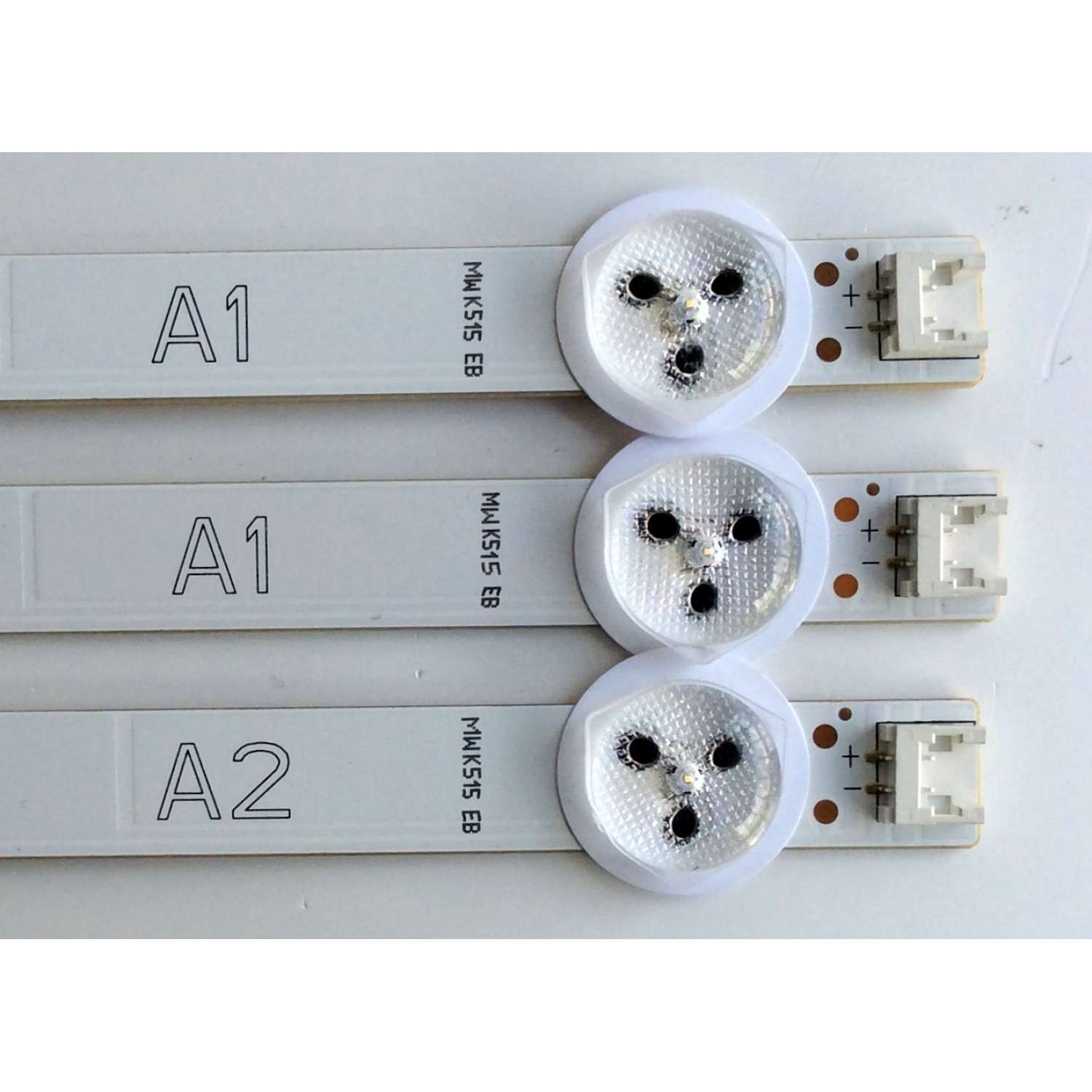 KIT DE LEDS ORIGINAL PARA TV LG 3 PIEZAS / NUMERO DE PARTE 6916L-1105A / 6916L-1106A / 32¨ ROW2.1 Rev 0.9 1 A1-Type 6916L-1105A / 32¨ ROW2.1 Rev 0.9 1 A2-Type 6916L-1106A / PANEL LC320DXE JF R2 / LC320DXE SF R1/ MODELOS E320-A0 / E320I-A0 / 32LN530B-UA - Imagen 3