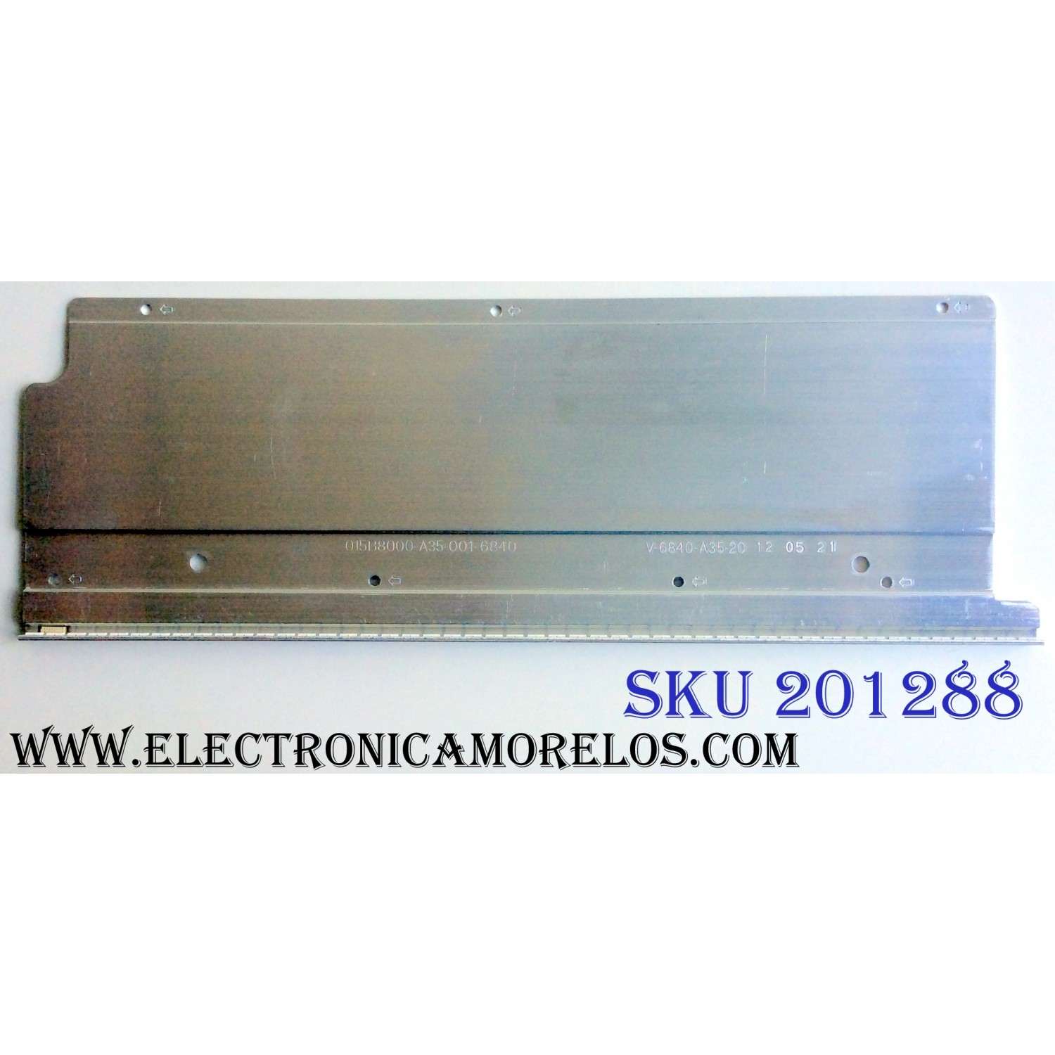 LED ORIGINAL PARA TV VIZIO 1 PIEZA / NUMERO DE PARTE V-6840-A35-20 / 015B8000-A35-001-6840 / PANEL TPT315B5-J3L01 REV:C1A / MODELO E321VL / E321VL LATKHLIM / E321VT / E321VT LTMXKKHN