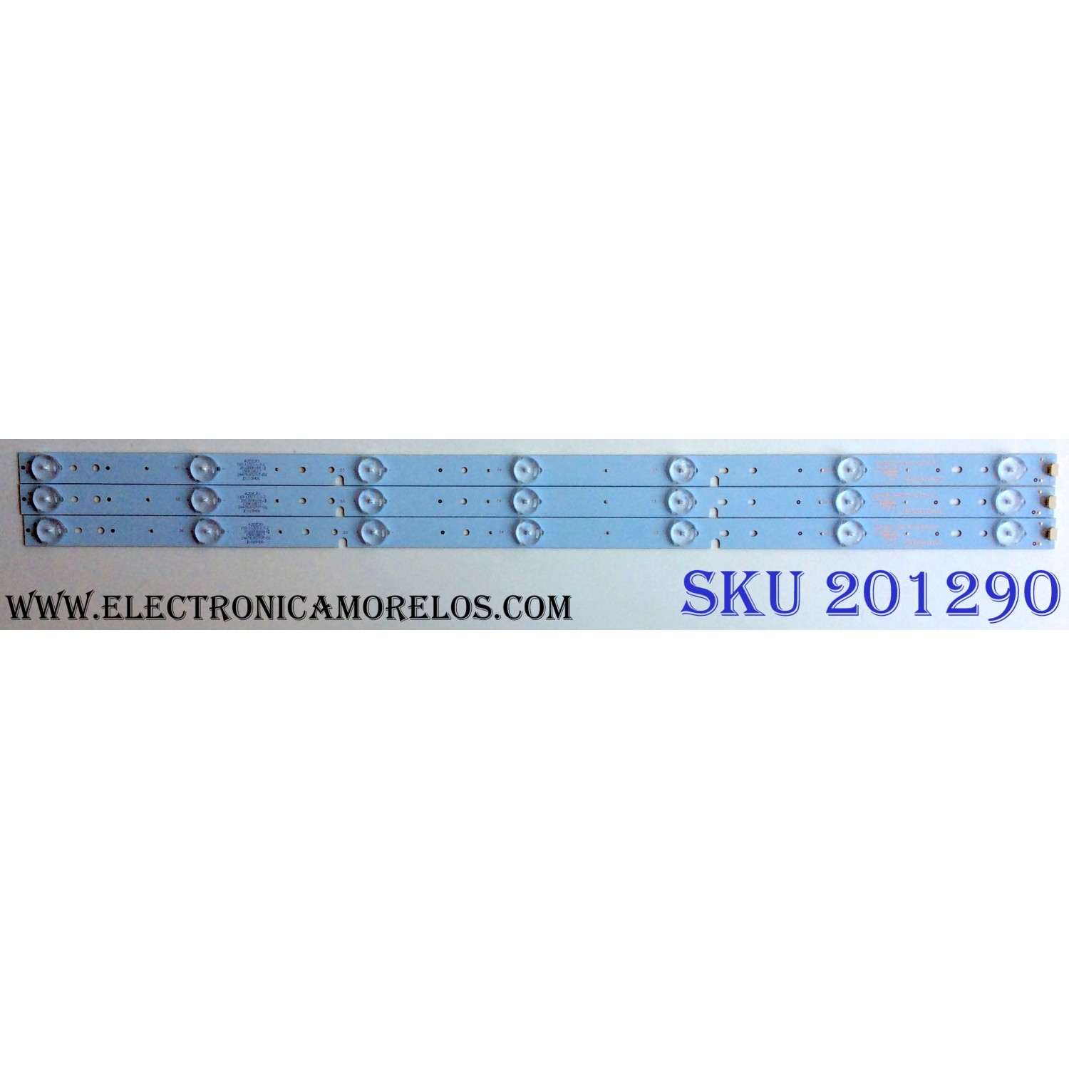 KIT DE LED´S PARA TV (3 PIEZAS) / UPSTAR 303JD315036 / BJSJ32D07-ZC14F-01 / 2010008169-3 / 150618B17 / 2447620270T-02 / D315M06 / PANEL BOEI320WX1-01 / P32ES8 GC156E