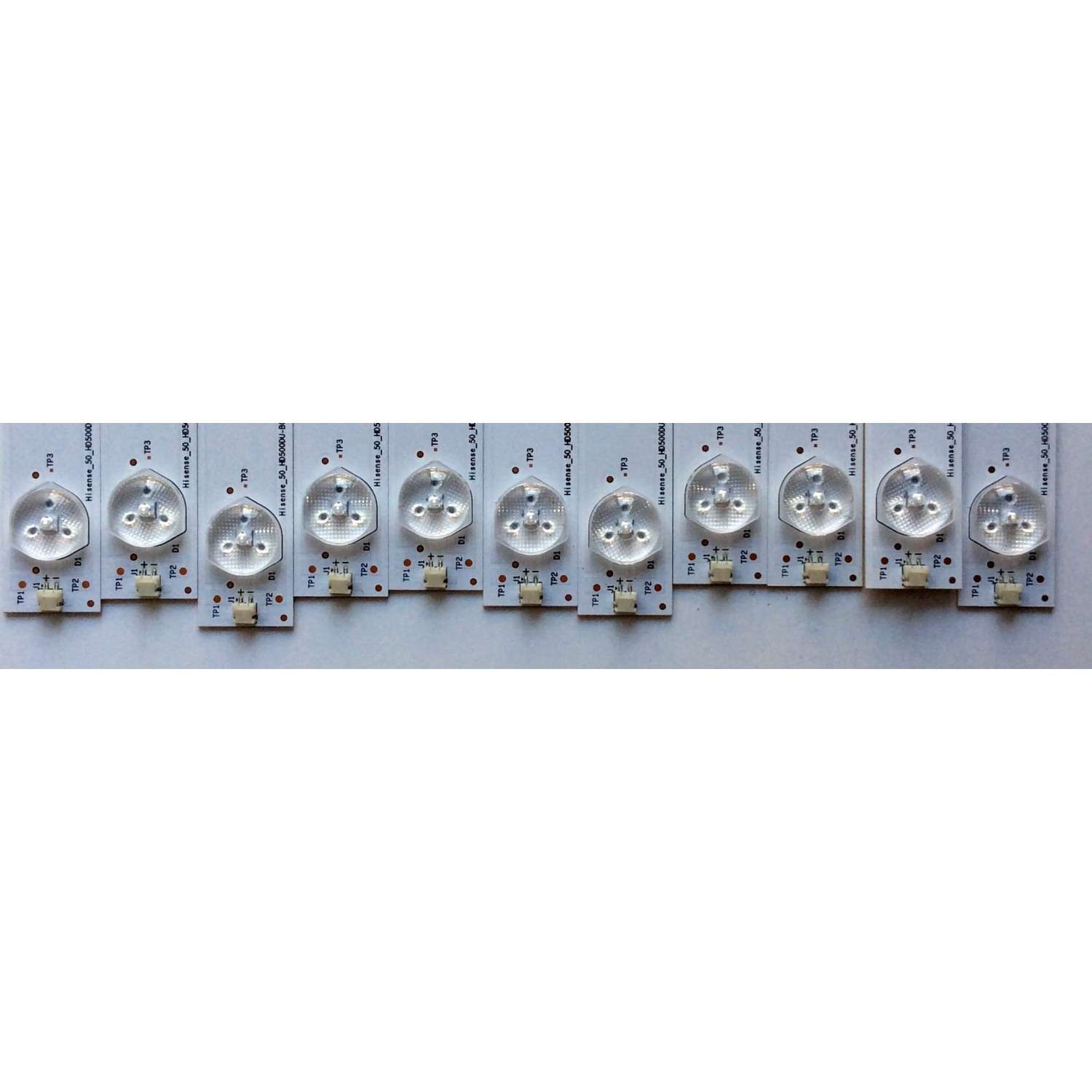 KIT DE LED´S PARA TV (11 PIEZAS) / HISENSE 1149320 / HE50SLKVH / 127MA42R-B1 / Hisense_50_HD500DU-B01_010_11x6_3030C_6S1P REV.V1 / PANEL HD500DU-B01(010)\F2\SS0\GM\ROH / MODELO 50H6C / 50H7GB1 - Imagen 3