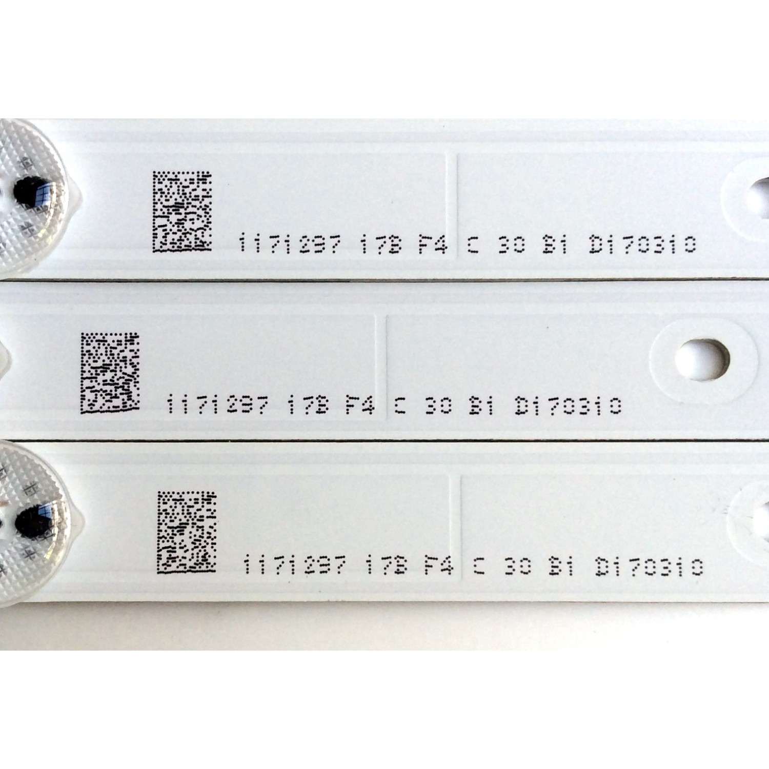 KIT DE LED´S PARA TV (3 PIEZAS) / SHARP 1171297 / JL.D39681330-003BS-M / 17B F4 C 30 B1 D170310 / PANEL´S  JHD396N2F01-KSQL\S6\FM\ROH / 211094 / LC-40Q5020U / MODELO LC-40P5000U - Imagen 3