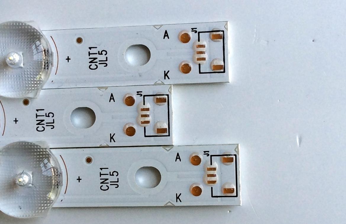 KIT DE LED´S PARA TV (3 PIEZAS) / SAMSUNG 303GC430043 / GC43D08-ZC22AG / E469119 / 2010035711-12 / 171115A2 / 344761000135000 / GC430M10 / PANEL´S BOEI430WU1 4A17B27 / HV430FHB-N1A / MODELOS UN43J5202AFXZA BZ01 / UN43M5300AFXZA BB02 / UN43J5200AFXZA - Imagen 3