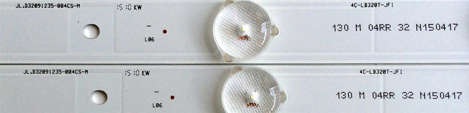 KIT DE LED`S PARA TV (2 PIEZAS) / INSIGNIA JL.D32091235-004CS-M / 4C-LB320T-JF2 / 130 M 04RR 32 N150417 / PANEL LVW320CSDX E13 V3 / MODELOS NS-32D220NA16 - Imagen 3