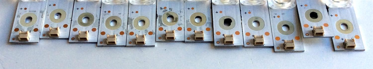 KIT DE LED´S PARA TV (12 PIEZAS) / HISENSE JL.D65061330-003FS-M_V02 / 1187709 / 0527 / 1187709 / 17B / E5 / B / 30 / B1 / N180124 / PANEL HD650S1U51\S1\GM\CKD\ROH / MODELOS 65H6D / 65H6E - Imagen 4