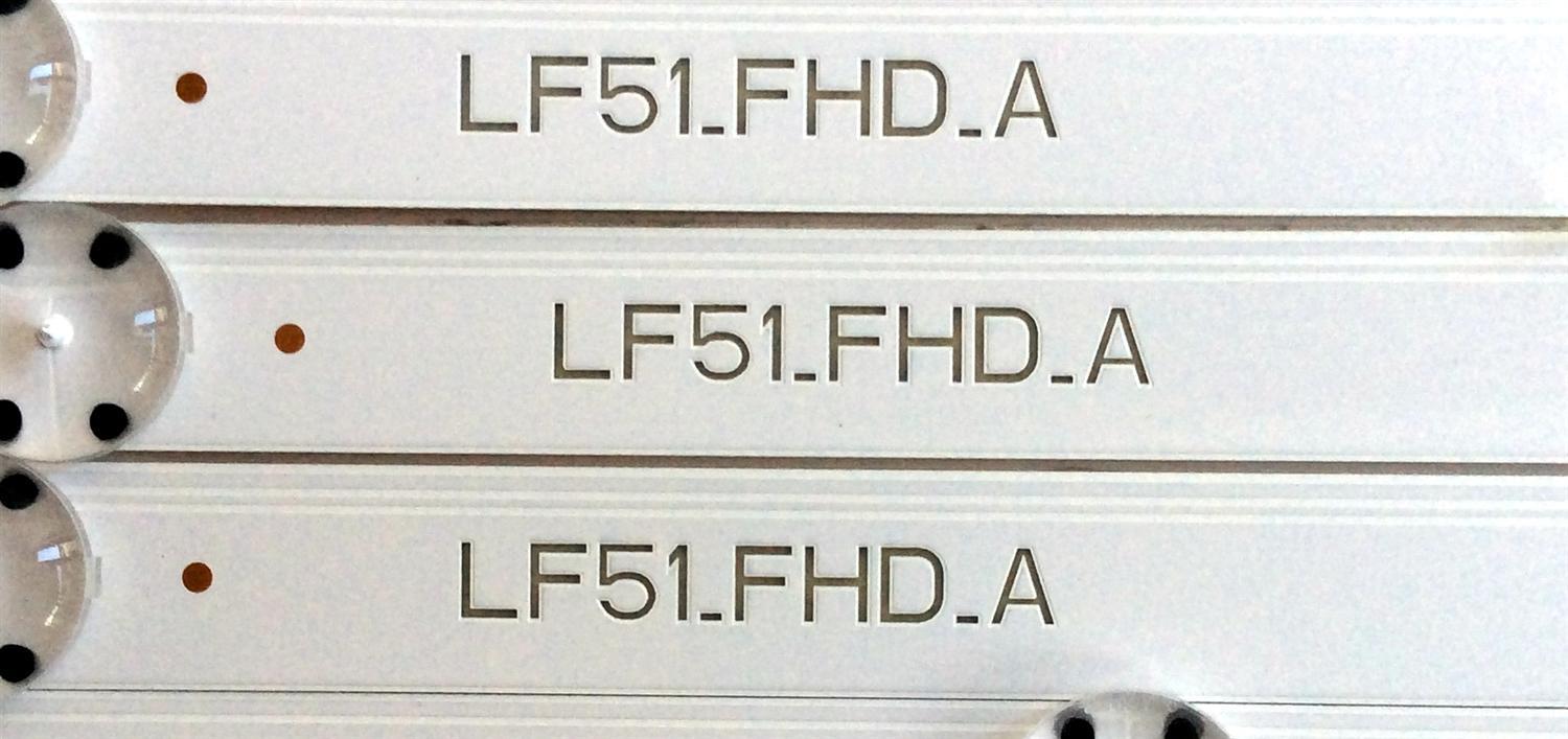 KIT DE LED´S PARA TV (6 PIEZAS) / LG 43INCH_REV00_A_150511 / 43INCH_REV00_B_150511 / LGE_WICOP_FHD / LF51_FHD_A / 0962A / 0962B / PANEL NC430DUE-SADP1 / MODELOS 43LF5100-UA BUSYLJM / 43LF5100-UA - Imagen 4