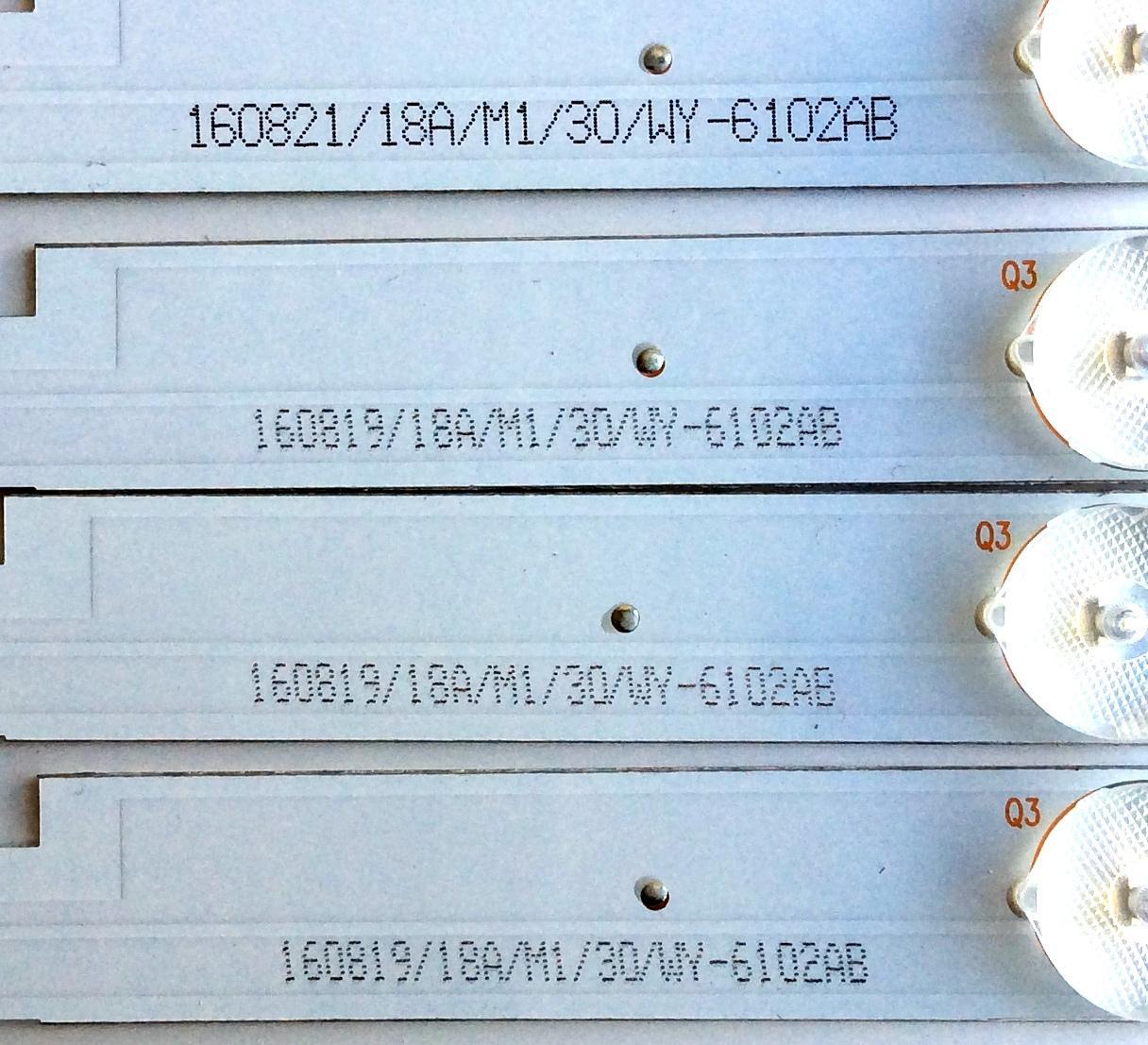 KIT DE LED´S PARA TV (4 PIEZAS) / AVERA LGL4949-3030JF-ES-106 / 160821/18A/M1/30/WY-6102AB / 160819/18A/M1/30/WY-6102AB / PANEL`S LSC490FJ01 / LSC490FJ01-W / MODELO 49EQX10 - Imagen 3