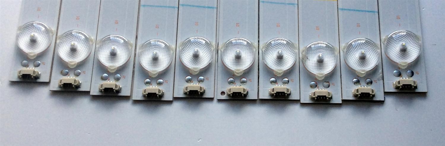 KIT DE LED´S PARA TV (10 PIEZAS) / HITACHI 30349008202 / LE49D8-01(A) / 171125A14 / 49000M22 / 1010187183-3 / PANEL LSC490FN02-W / MODELO 49C61 - Imagen 4