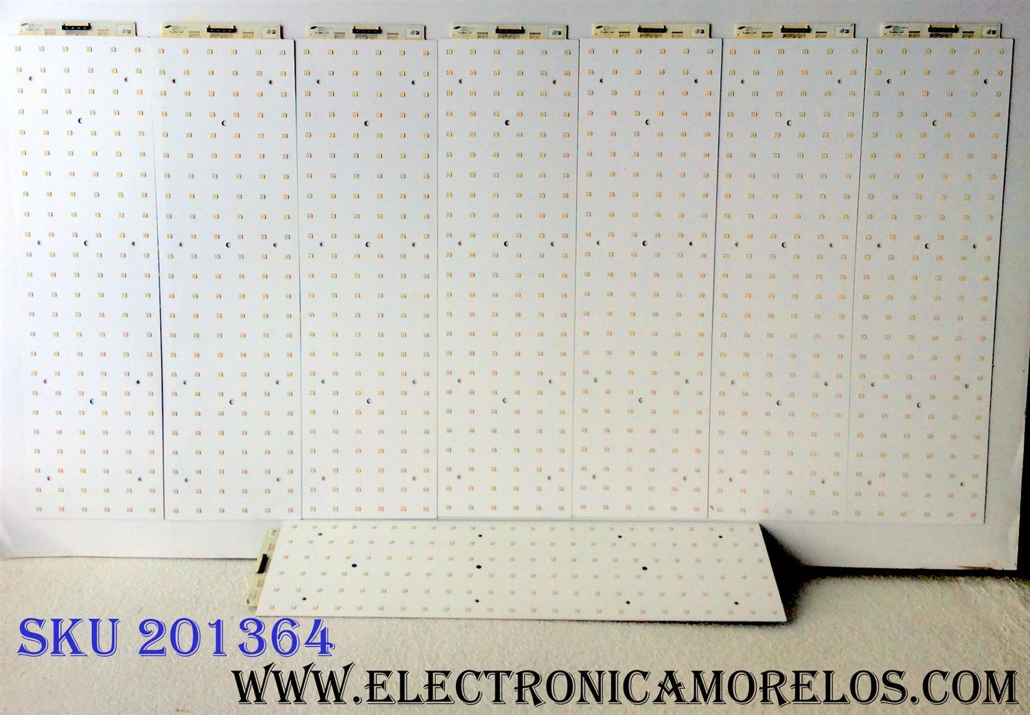 KIT DE LED´S PARA TV (8 PIEZAS) / SAMSUNG 520004 / 52INCH 2007.04.13 / H622 / PANEL LTA520HA05-V01 / MODELOS LNT5281FX/XAA SN01 / LNT5281FX