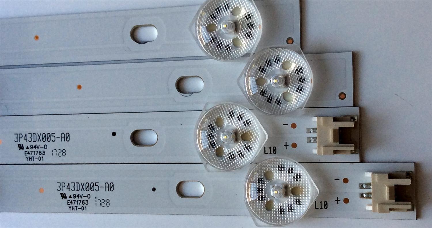 KIT DE LED´S (4 PIEZAS) / ELEMENT 3P43DX005-A0 / 0343DX008 / A707120229 / A707120231 / A707120214 / A707120216 / E471763 / PANEL MD4312YTAU / MODELO E4SFC4317 - Imagen 4