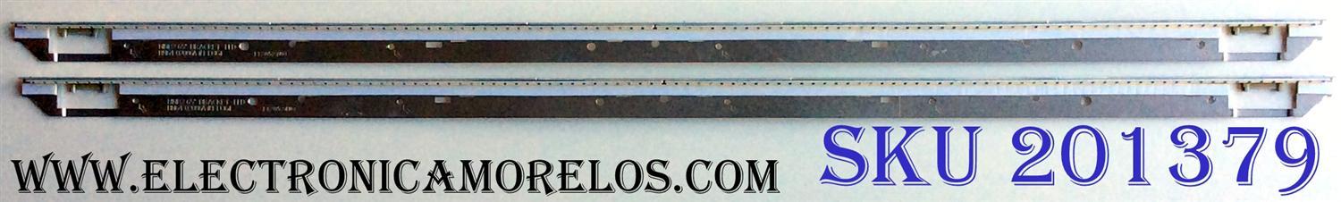 KIT DE LED´S PARA TV (2 PIEZAS) / SAMSUNG BN64-02086A / NNB2 65¨ BRACKET LED #1 D3G1 / 12052700 / 12052400 / PANEL CY-FE650DSAV2V / FE650DSA-V2 / MODELO LH65MEBPLGA / ZA AH01