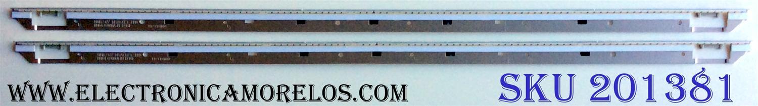 KIT DE LED´S PARA TV (2 PIEZAS) / SAMSUNG BN64-02086A / NNB2 65¨ BRACKET LED #1 D3G1 / 12110300 / 12110300 / PANEL CY-FE650DSAV3H/ MODELO LH65MEBPLGA / ZA AH01