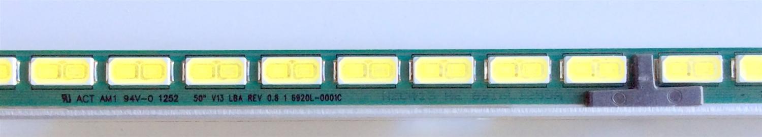 LED PARA TV / PANASONIC ACT AM1 94V-0 1252 / 50¨ V13 LBA REV 0.8 1 / 6920L-0001C / N2C413 6916L1255A / 6916L-1255A / PANEL LC500EUD (FF)(F1) / MODELO TC-L50ET60 - Imagen 3