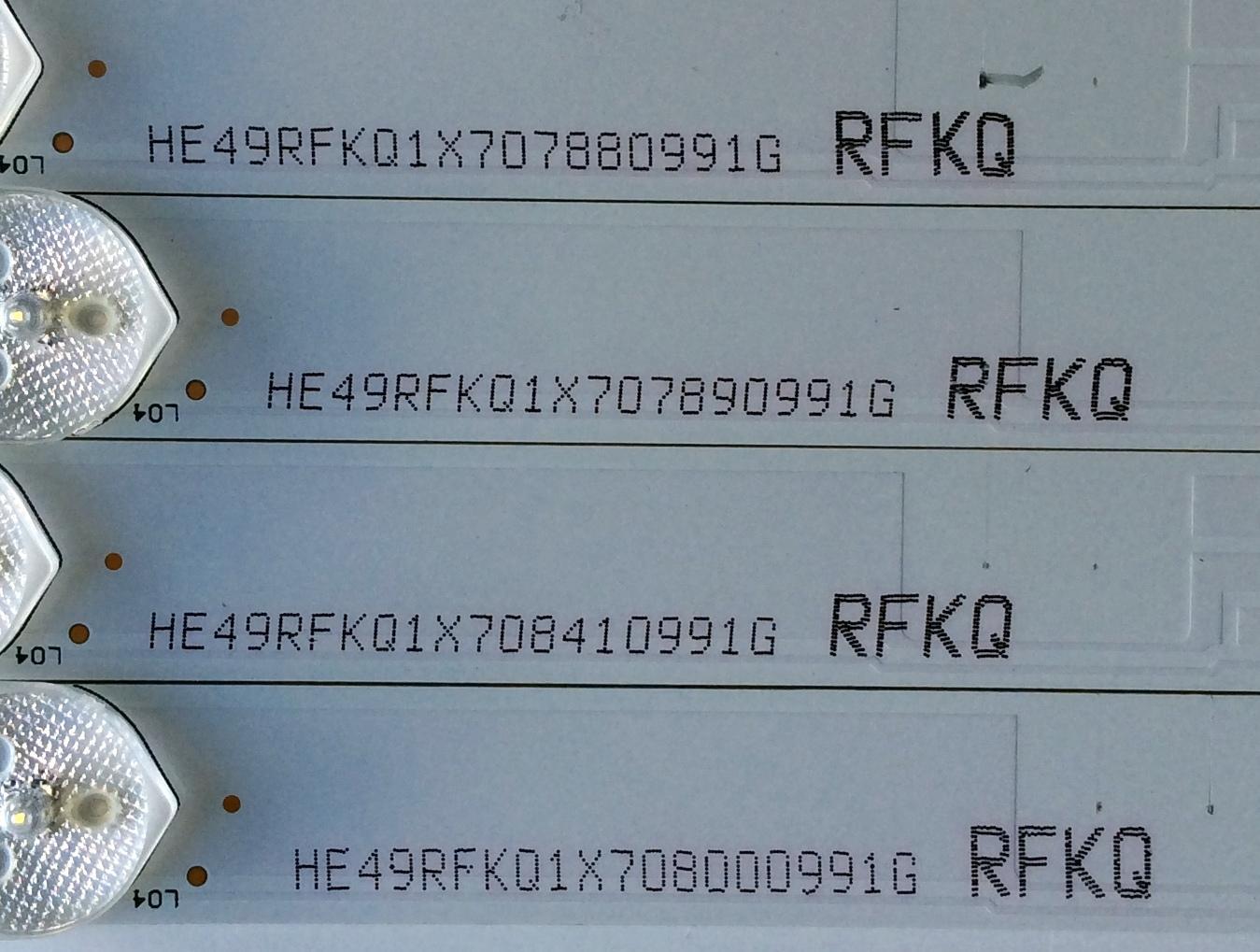 KIT DE LED´S PARA TV (4 PIEZAS) AVERA 1181835 / HISENSE_49_HD490DF-B71_4X10_3030C / 124MA31RR-B1 / HE49RFKQ1X70 / PANEL LSC490FN03 / MODELO 49EQX10 - Imagen 3