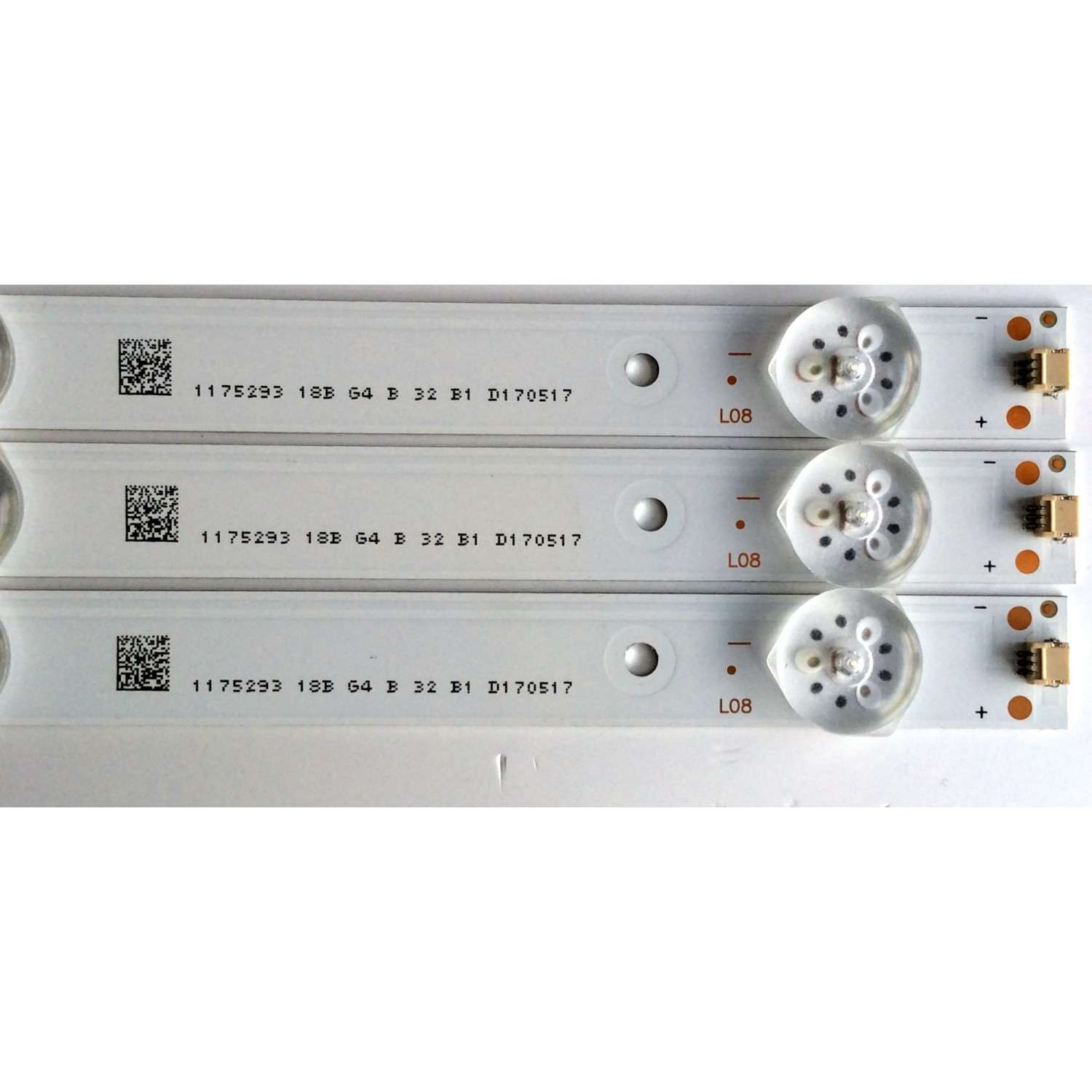 KIT DE LED´S PARA TV (3 PIEZAS) HISENSE JL.D39081330-003CS-M / 1175293 / 18B G4 B 32 B1 D170517 / PANEL`S JHD390N2F51\S0\FM\ROH / JHD390N2F51\SO\FM\ROH 214304 / MODELO 39H5D - Imagen 3
