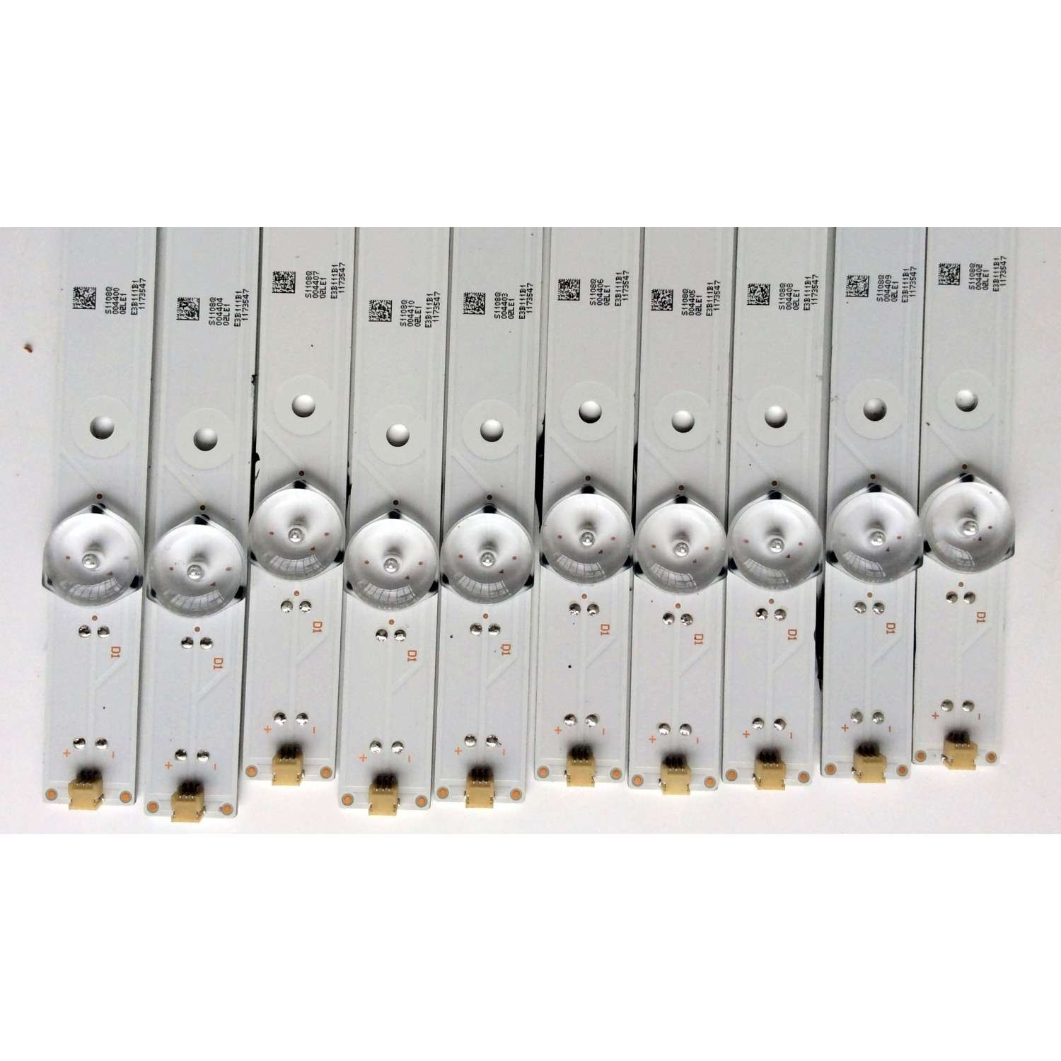 KIT DE LED´S PARA TV (10 PIEZAS) / HISENSE 1173547 / SVH550AQ0_REV00_RJW1_7LEDX10_161108 E3B111B1 / PANEL´S HD550K3U82-K1\S4\GM\ROH / HD550K3U82-K1\S0\GM\ROH / HD550K3U82-K1 / MODELOS 55H6D / 55DU6500 - Imagen 2