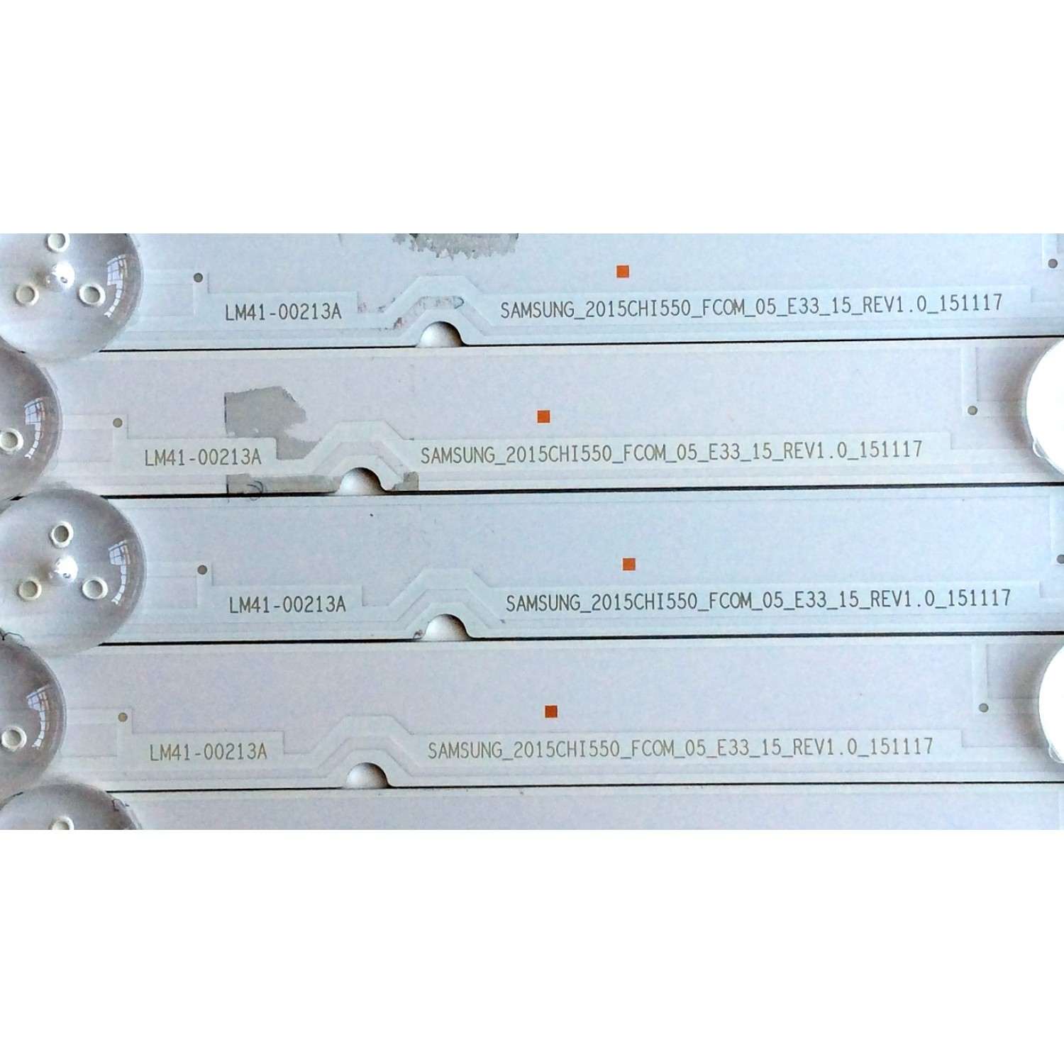KIT DE LED´S PARA TV (10 PIEZAS) / HISENSE 1174600 / LM41-00213A / SAMSUNG_2015CHI550_FCOM_05_E33_15_REV1.0_151117 / E166702 / PANEL'S HD550K3F81-TX\S2\GM\ROH / HD550K3F81-TX\S3\GM\ROH / MODELO 55H4D / NS-55D420NA18 - Imagen 3