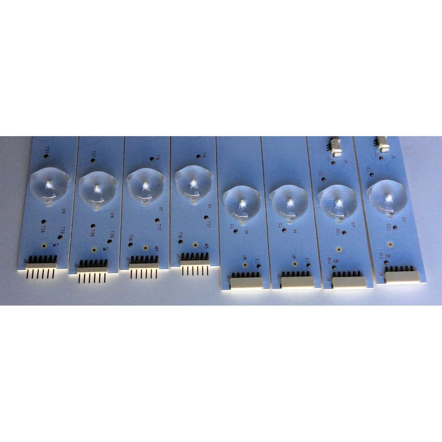 KIT DE LED´S PARA TV (8 PIEZAS) / PIONEER LED39D11-ZC14-01(C) / LED39D11-ZC14-02(C) / LED39D11-ZC14-03(C) / LED39D11-ZC14-04(C) / 30339011213 / 30339011214 / 30339011215 / 30339011216 / 130905A4 / M37-40 / E348423 / PANEL V390HJ1-P02 / MODELO PLE-3903FHD - Imagen 4