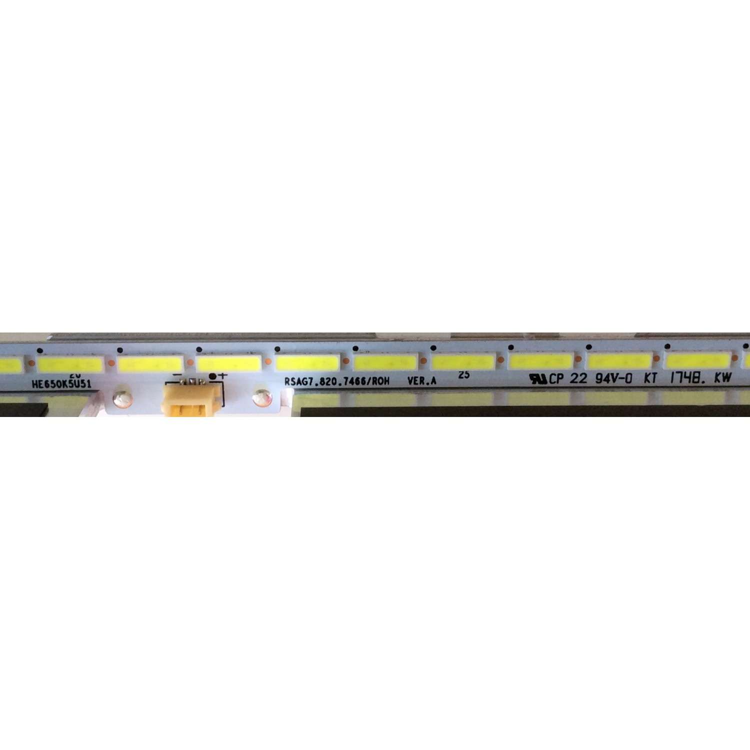 LED PARA TV HISENSE / RSAG7.820.6412 VER.C / ROH / E248209 / LT-1149855-A20160320D N / PANEL HE650K5U52-L1\S0\GM\ROH / MODELO 65H8C - Imagen 2