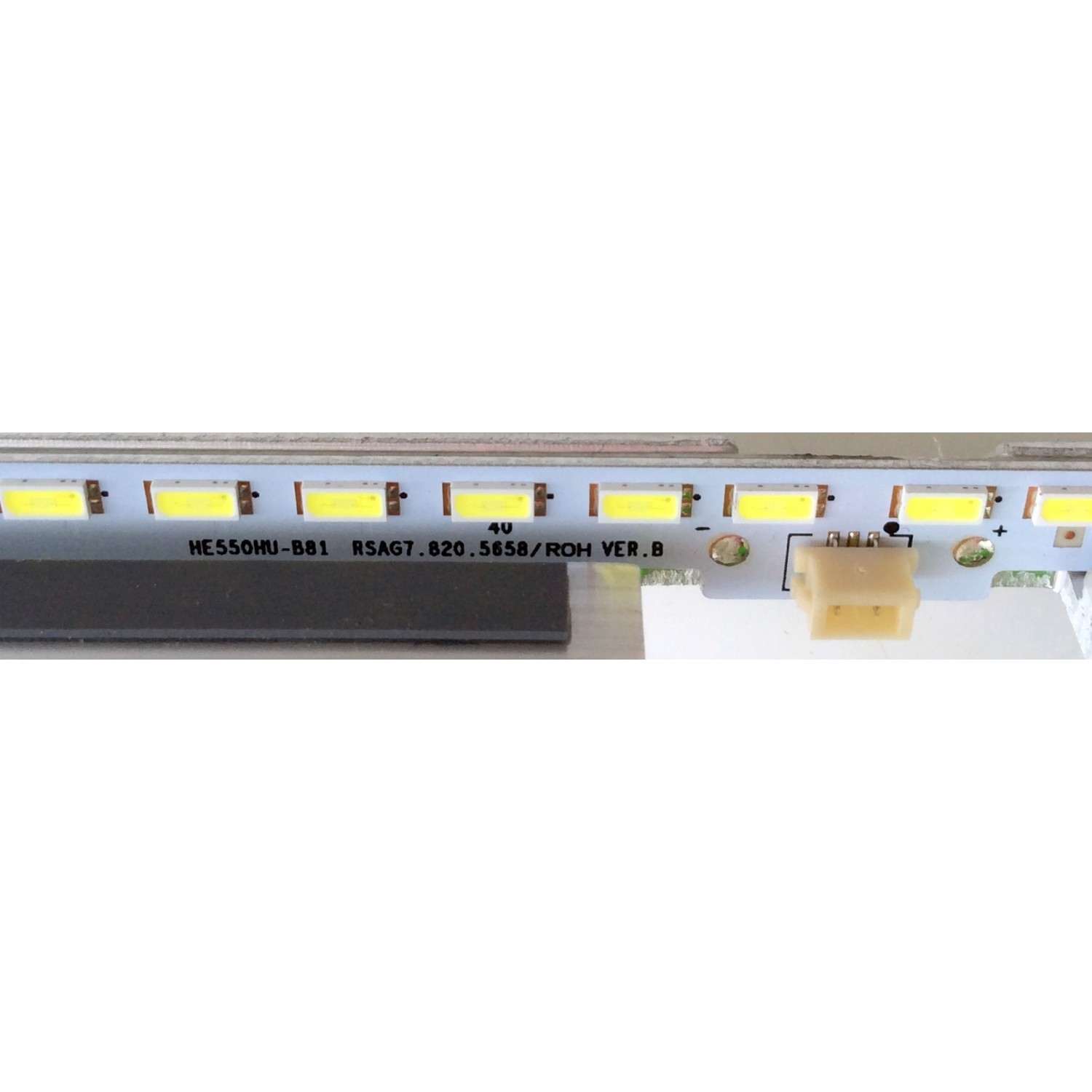 LED PARA TV / SHARP HE550HU-B81 / RSAG7.820.5658/ROH VER.B / LT-1150150-A / PANEL`S HE550IU-B5(110) / HE550IU-B51\B2\T1\XP\S10\GM\ROH / MODELOS LC-55N620CU / LC-55N7000U / FM55N70 / FM55N62 - Imagen 2