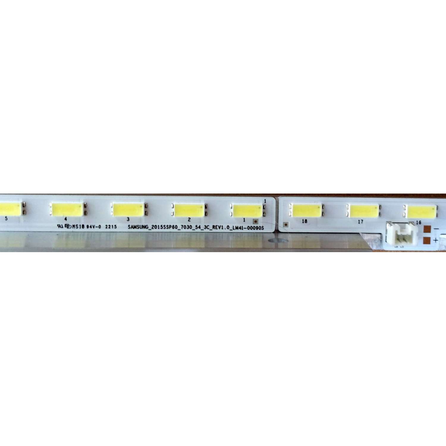 LED PARA TV / SHARP SAMSUNG_2015SSP60_7030_54_3C_REV1.0_LM41-00090S / SAMSUNG_2015SSP60_7030_54_3C_REV1.0_LM41-00090S / RB173WJ3 / PANEL JE601D3HA10R / MODELO LC-60C6600U - Imagen 2