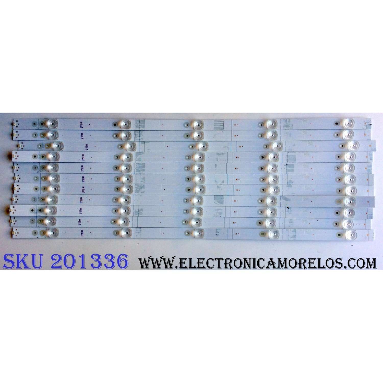 KIT DE LED´S PARA TV (11 PIEZAS) SHARP S_2017CHI600_FL30_05_HLD_REV1.0_LM41-00451A_170327 / 1174585 / R728 G / E166702 / PANEL`S HD600N3U21-L2\S0\GM\ROH / HD600N3U21 / MODELO LC-60P6070U
