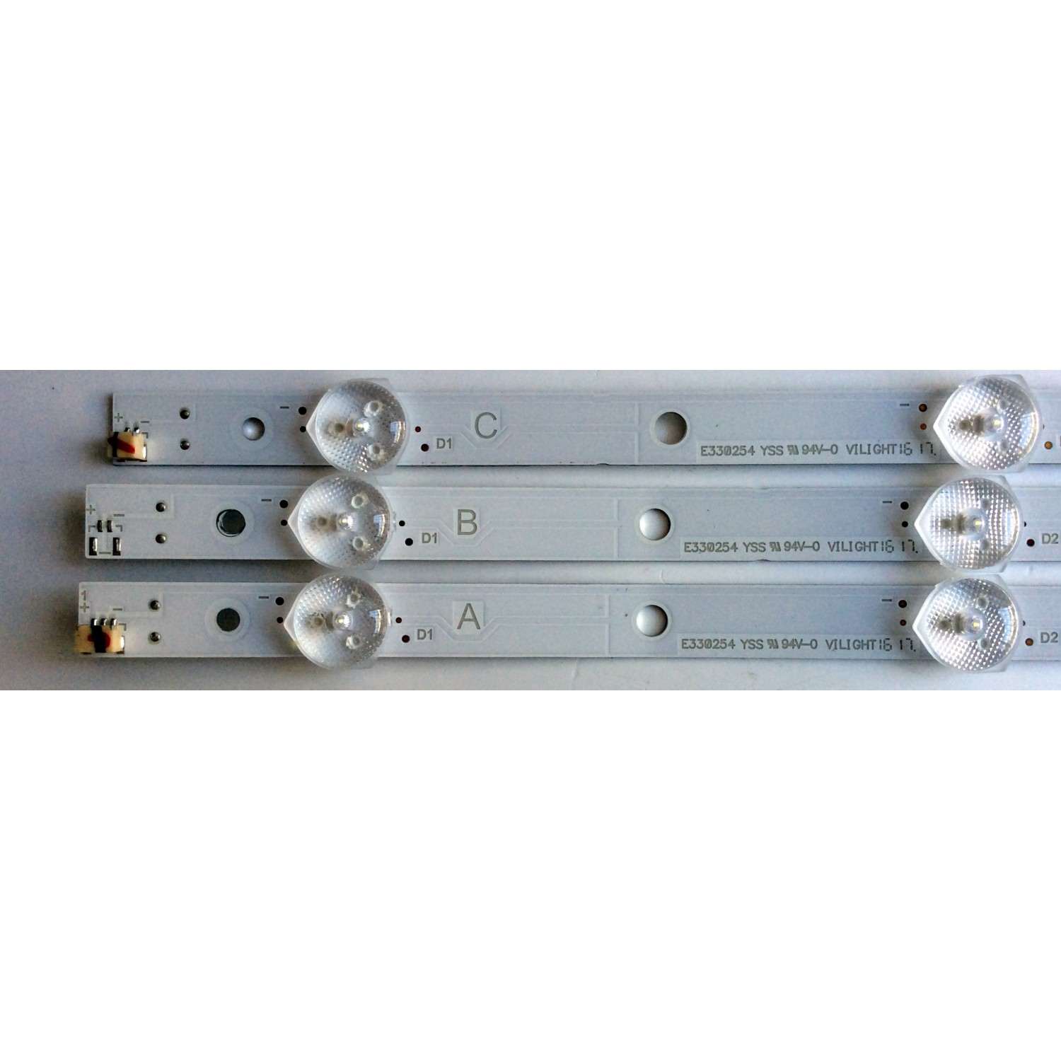 KIT DE LED´S PARA TV (3 PIEZAS) VIZIO IC-B-VZAA39D690 / IC-B-VZAA39D690A / IC-B-VZAA39D690B / IC-B-VZAA39D690C / E330254 / SC3S / 098101003125 / 098101003126 / 098101003127 / PANEL T390XVN01.0 / MODELO D390HN-E0 - Imagen 5