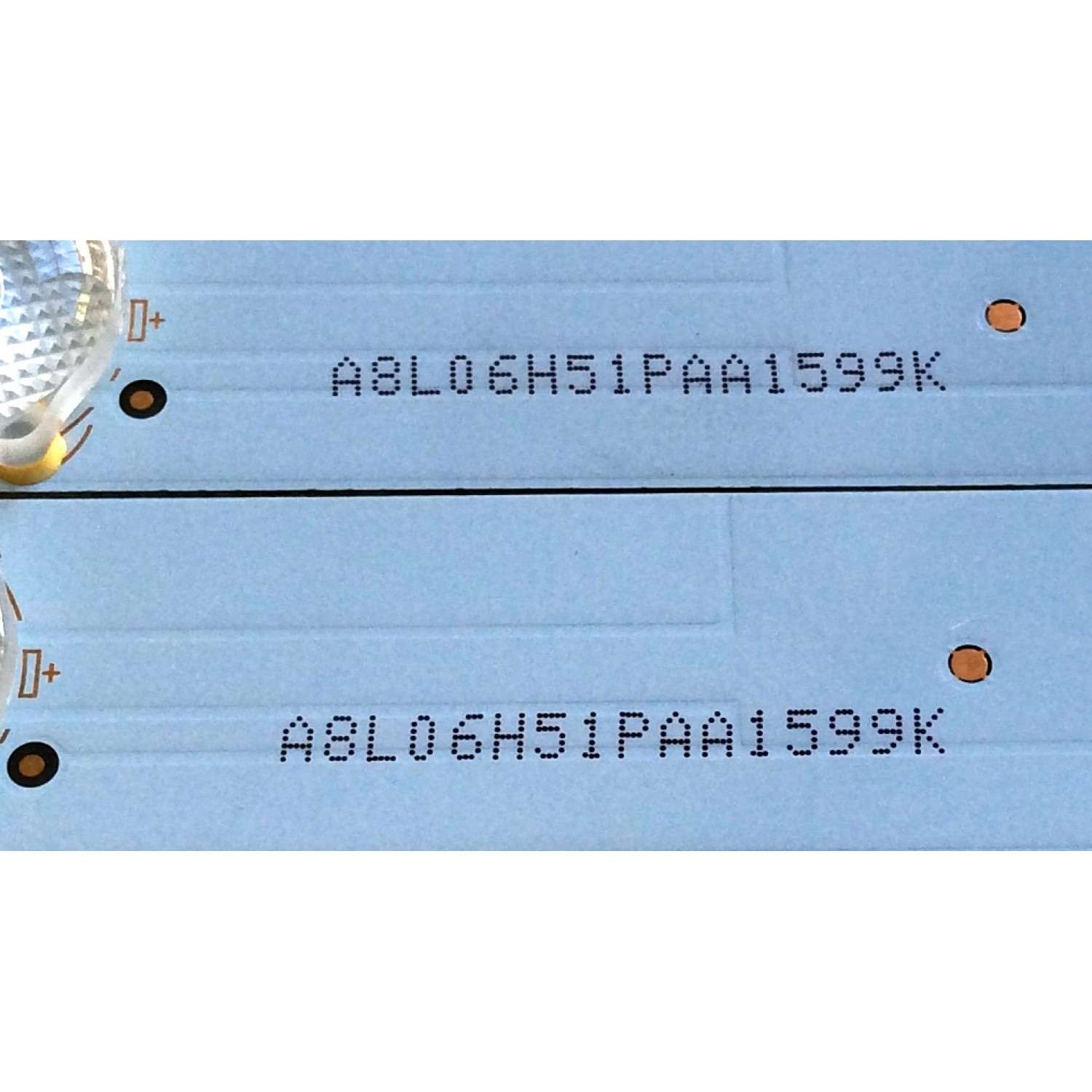 KIT DE LEDS PARA TV COBIA ORIGINAL 2 PIEZAS / NUMERO DE PARTE CRH-K323535T020857L-Rev1.0 / CRH-K323535T020857L / A8L06H51PAA1599K / E199273 / PFR-4 / PANEL CNC32HD720 / MODELO CLEDTV3214SM - Imagen 3