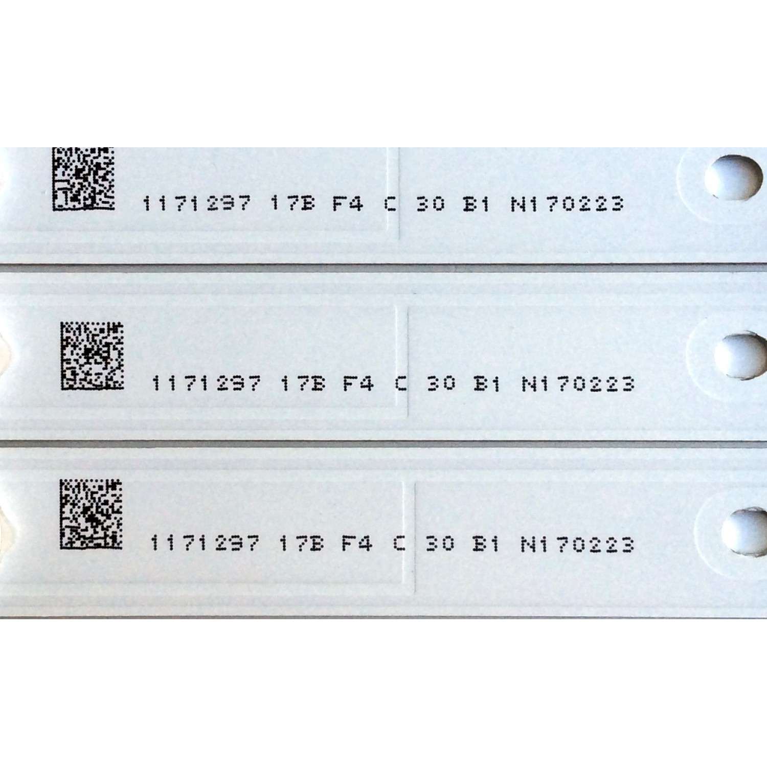 KIT DE LED´S PARA TV (3 PIEZAS) / HISENSE JL.D39681330-003BS-M / 1171297 17B F4 C 30 B1 N170223 / 117129717BF4C30B1N170223 / PANEL JHD396N2F01-BSQL\S5\FM\ROH / MODELO 40H5D - Imagen 3