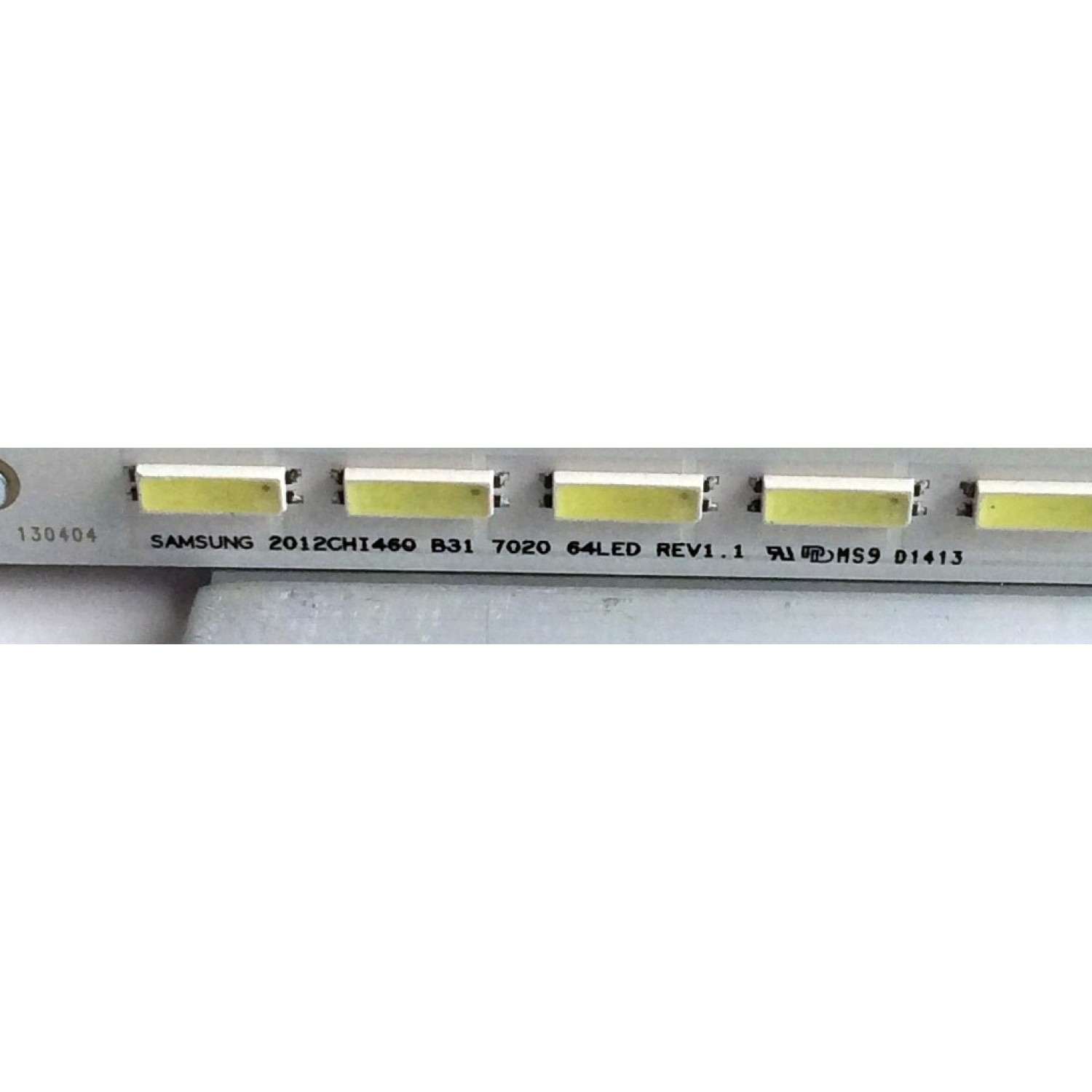 KIT DE LED´S PARA TV (2 PIEZAS) / HISENSE SAMSUNG 2012CHI460 B31 7020 64LED REV1.1 MS9 D1413 / GT-1113510-A / GT-1113509-A / JT-1113510-A RIGHT 130416 / JT-1113509-A LEFT 130410 / PANEL HE460GF-B51\PW1 / MODELOS 46K360M / 46K360MN - Imagen 3