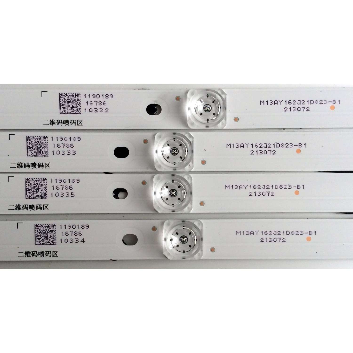 KIT DE LED´S PARA TV (4 PIEZAS) / HISENSE CRH-BK50S1U51S3030T040979G-REV1.0 / M13AY162J21D823-B1 / 1190189 / PANEL`S HD500S1U01\S1\GM\CKD\ROH / HD500S1U01 / MODELO 50H6E - Imagen 4