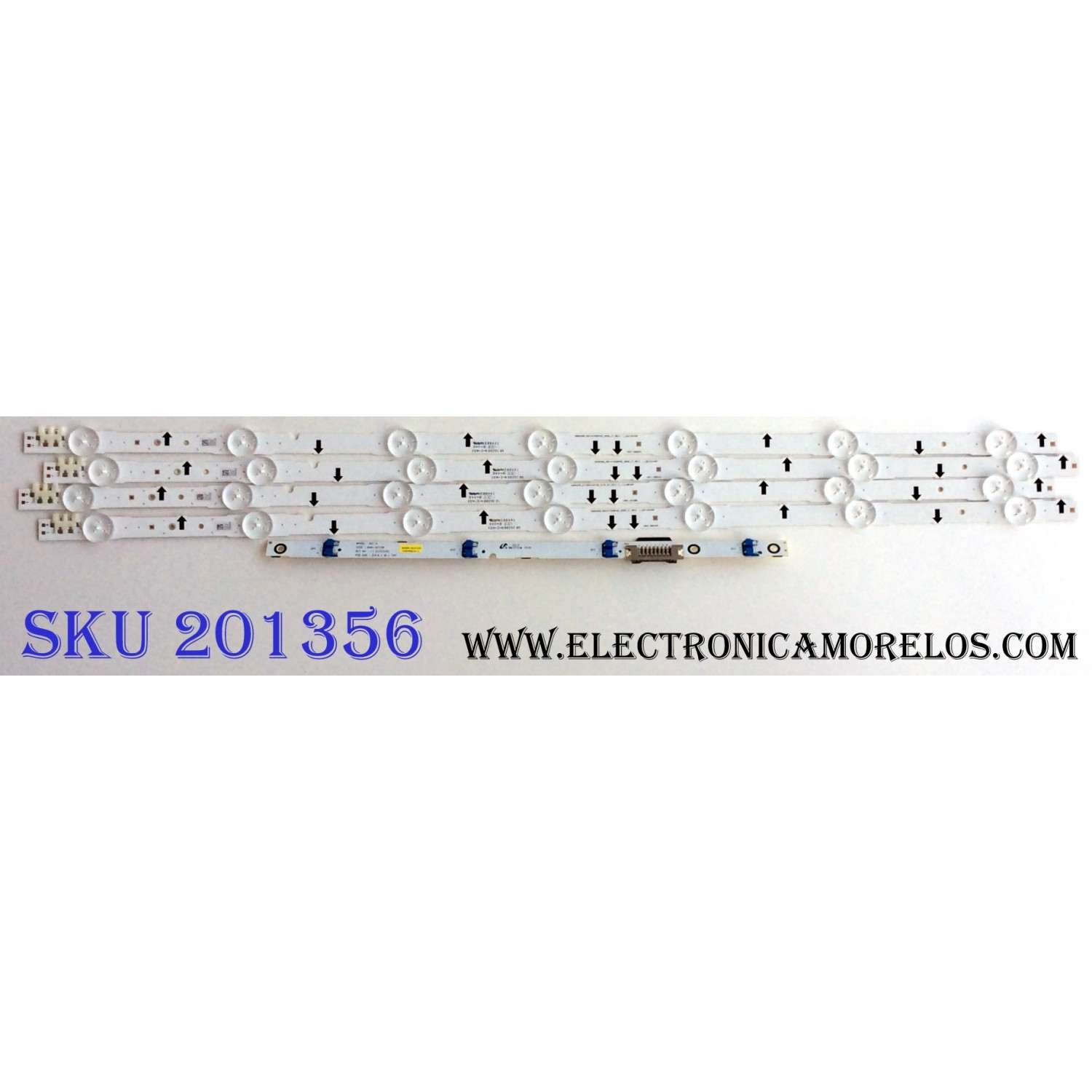 KIT DE LED´S PARA TV (4 PIEZAS) / SAMSUNG 30442A / SAMSUNG_2014SVS32FHD_3228_07_REV1.1_131108 / LM41-00099L / CEM-3-N 002SC 31 / PANEL GJ032BGE-R2 RR01 / MODELO UN32J5500AFXZA XC43