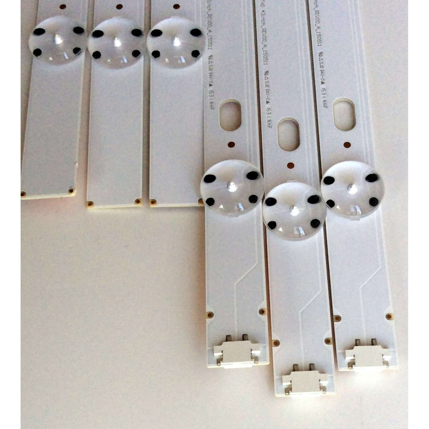 KIT DE LED´S PARA TV (6 PIEZAS) / LG 43INCH_REV00_A_150511 / 43INCH_REV00_B_150511 / LGE_WICOP_FHD / LF51_FHD_A / 0962A / 0962B / PANEL NC430DUE-SADP1 / MODELOS 43LF5100-UA BUSYLJM / 43LF5100-UA - Imagen 6
