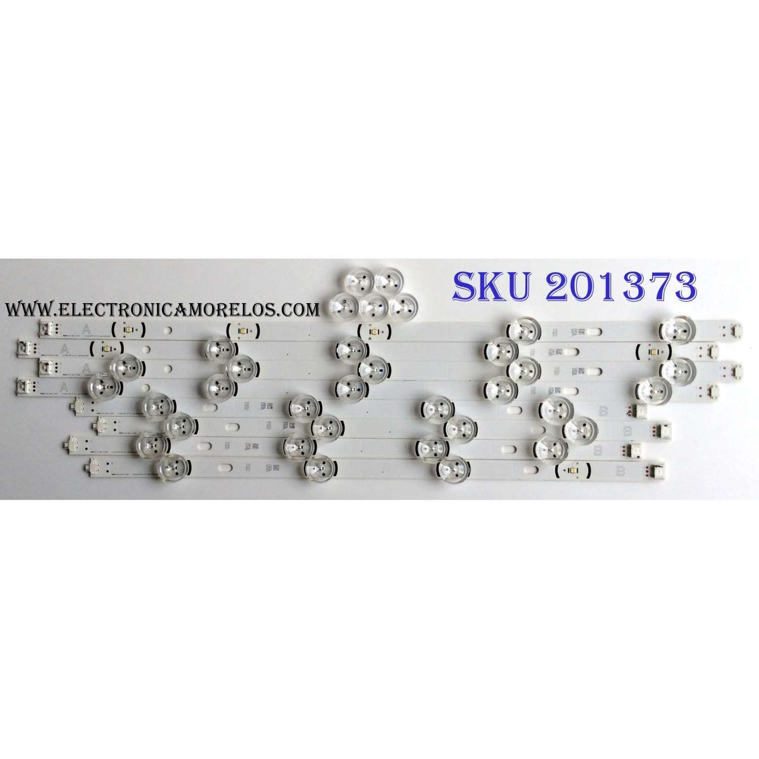 KIT DE LED`S PARA TV (8 PIEZAS) / LG 6916L-1715A / 6916L-1716A / LG INNOTEK DRT 3.0 47 / LG INNOTEK DRT 3.0 47"_B TYPE REV01 / PANEL LC470DUE (FG)(A3) / SUSTITUTOS 6916L-1961A / 6916L-1962A / 1948A / MODELO 47LY340C-UA / MAS MODELOS EN DESCRIPCION