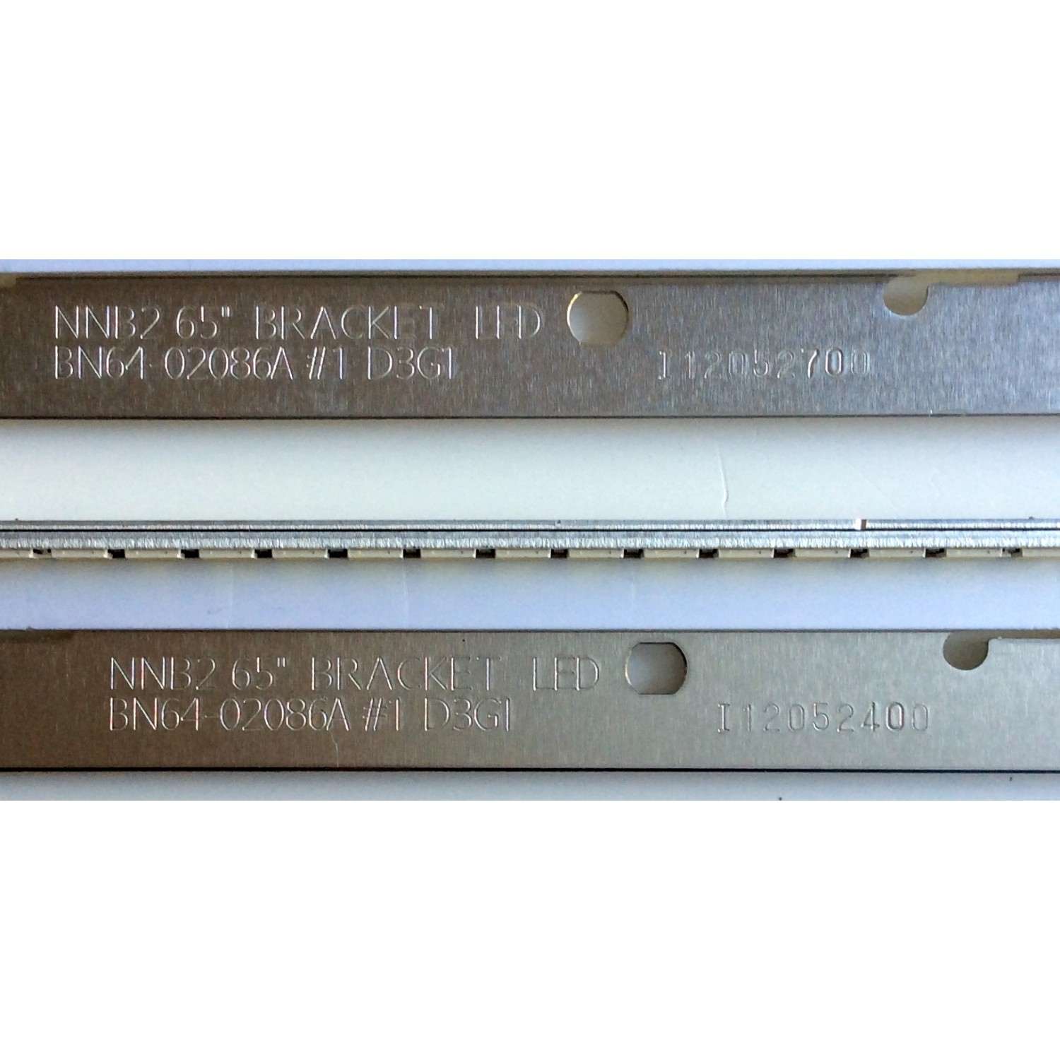 KIT DE LED´S PARA TV (2 PIEZAS) / SAMSUNG BN64-02086A / NNB2 65¨ BRACKET LED #1 D3G1 / 12052700 / 12052400 / PANEL CY-FE650DSAV2V / FE650DSA-V2 / MODELO LH65MEBPLGA / ZA AH01 - Imagen 4